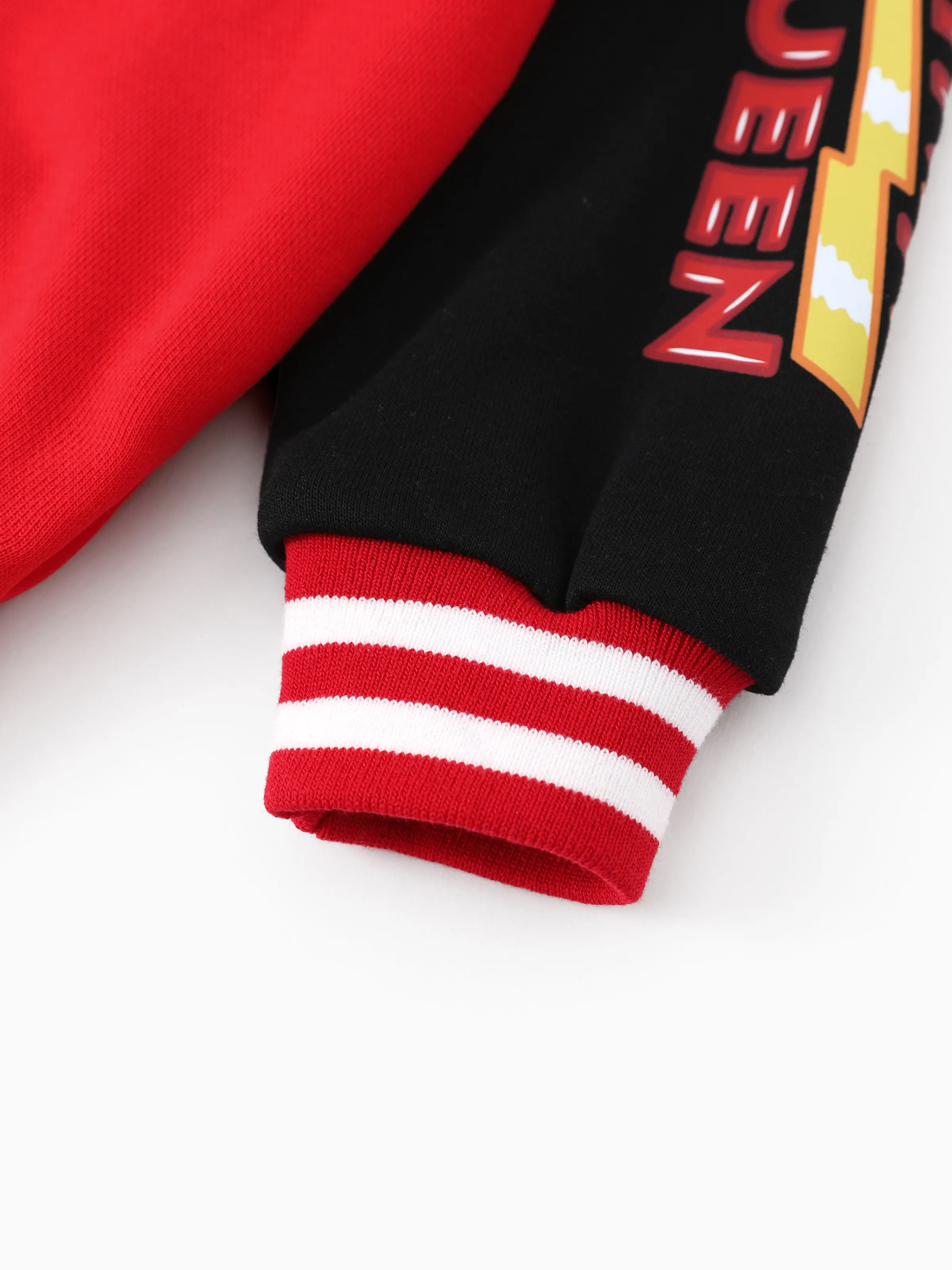 Cars Toddler Boy McQueen Character Graphic Colorblock Bomber Jacket Red Red - Image 8