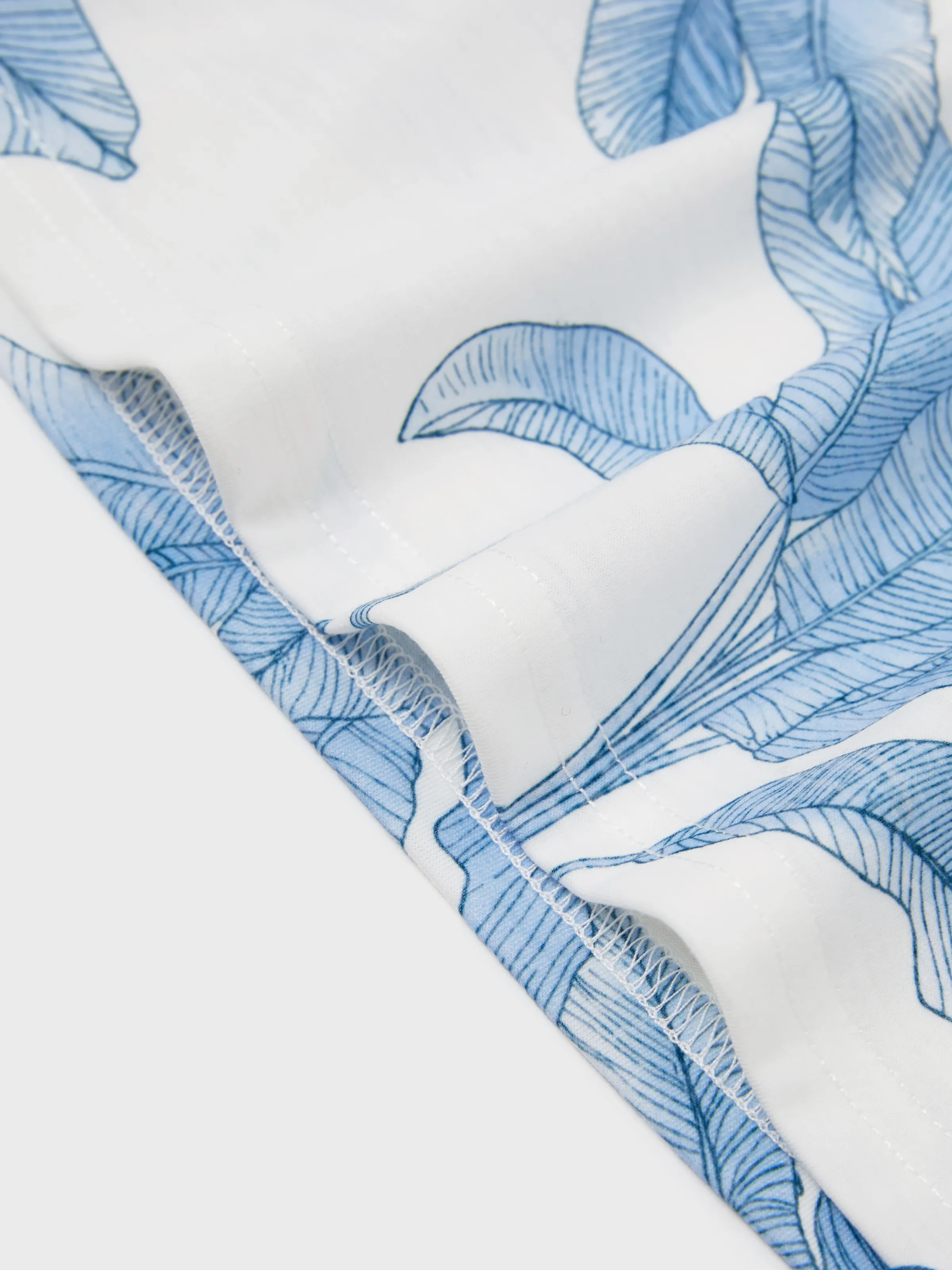 Casual Broken Flower Family Matching Suits Unisex Light Blue - Image 20