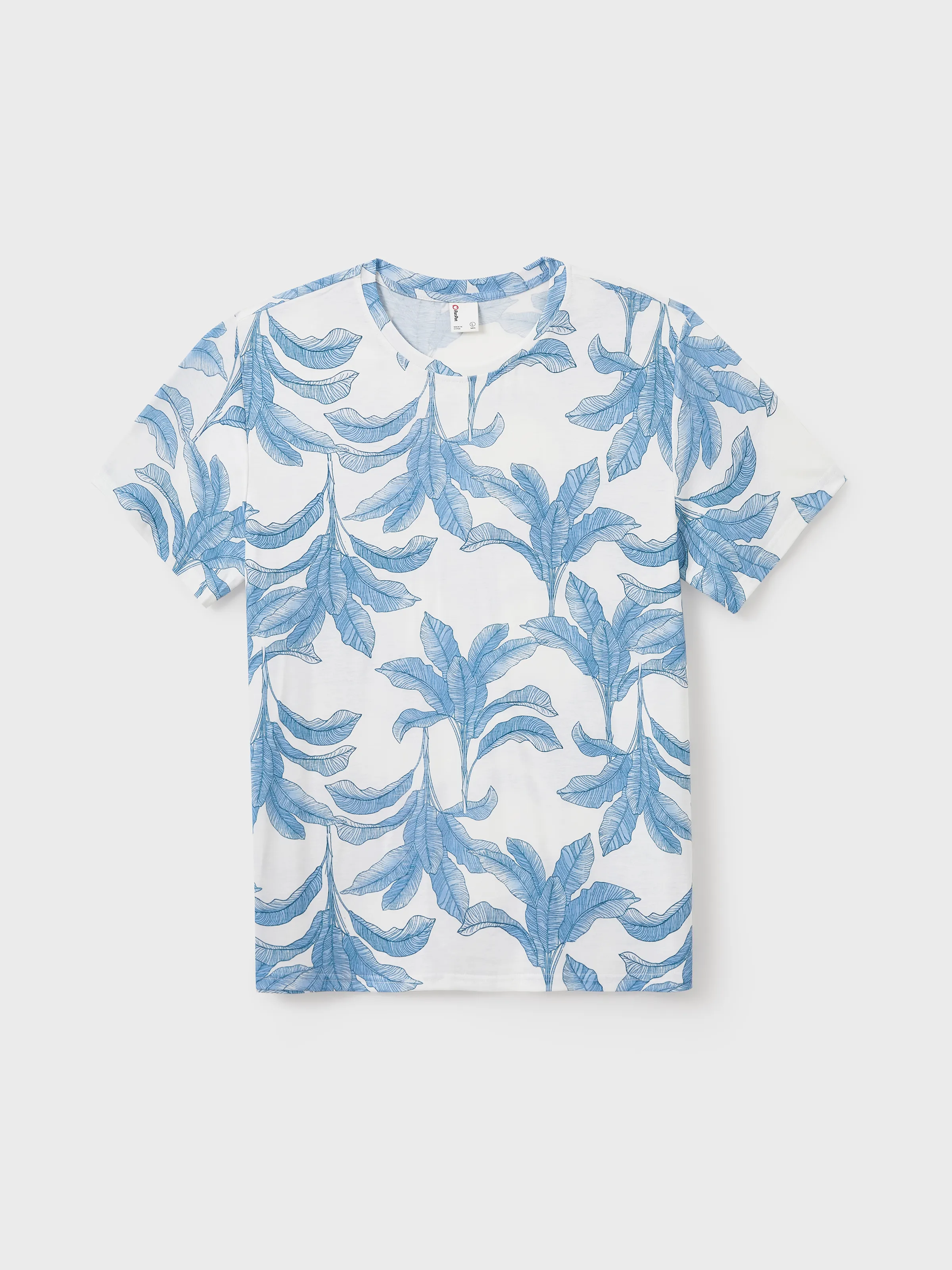 Casual Broken Flower Family Matching Suits Unisex Light Blue - Image 22