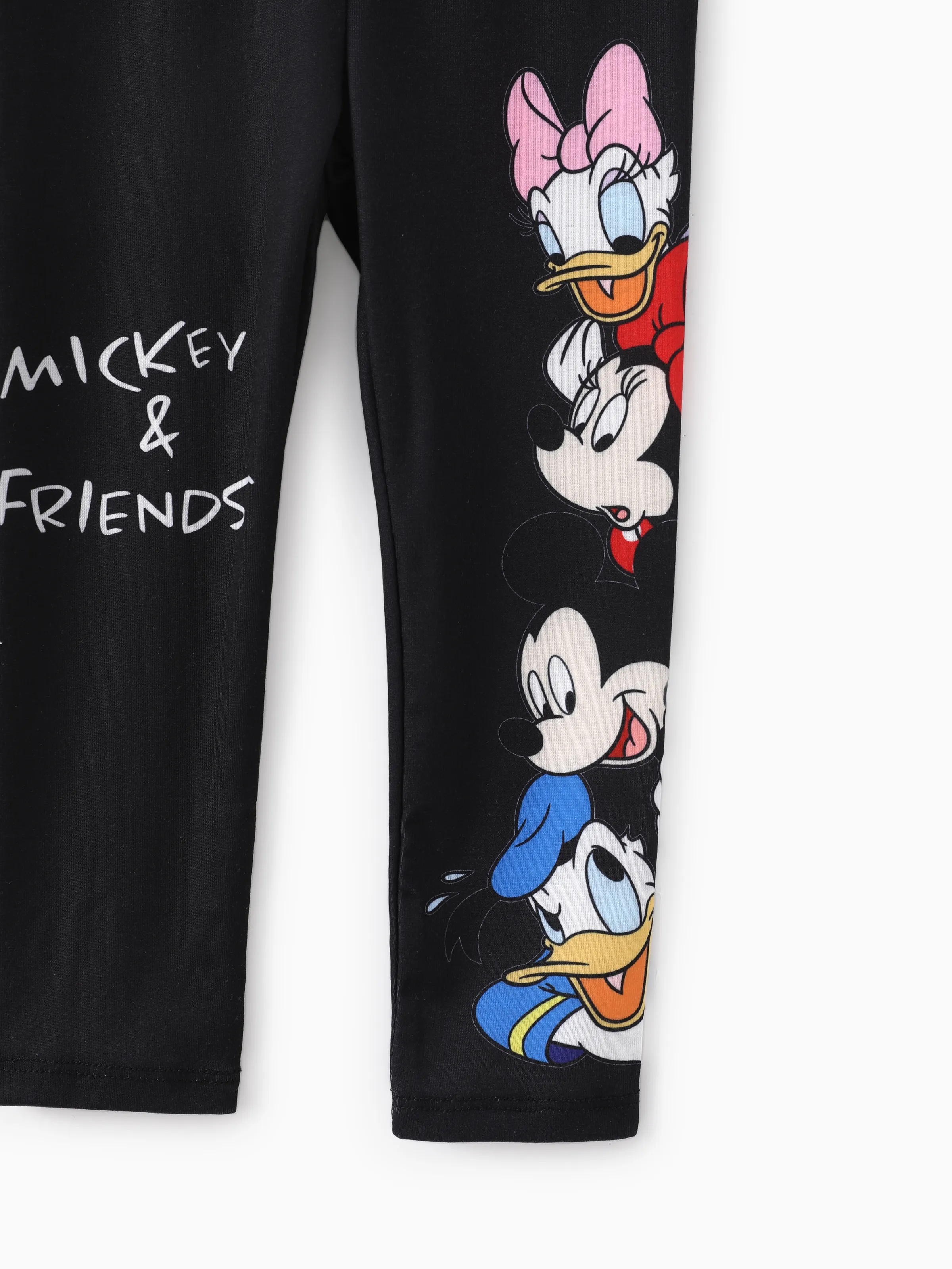 Disney Mickey and Friends Toddler Girl Daisy Leggings Black - Image 3