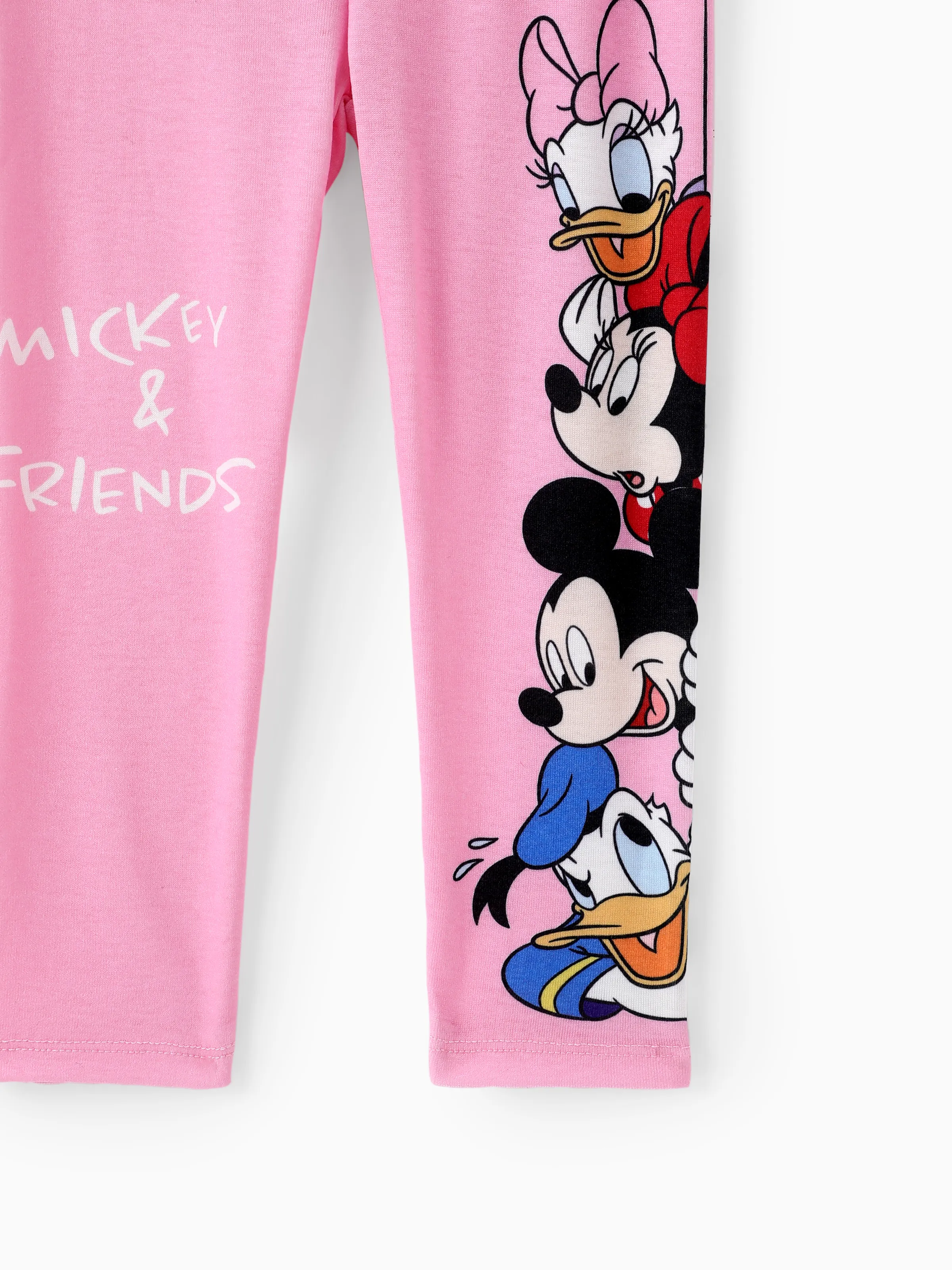 Disney Mickey and Friends Toddler Girl Leggings Pink - Image 3