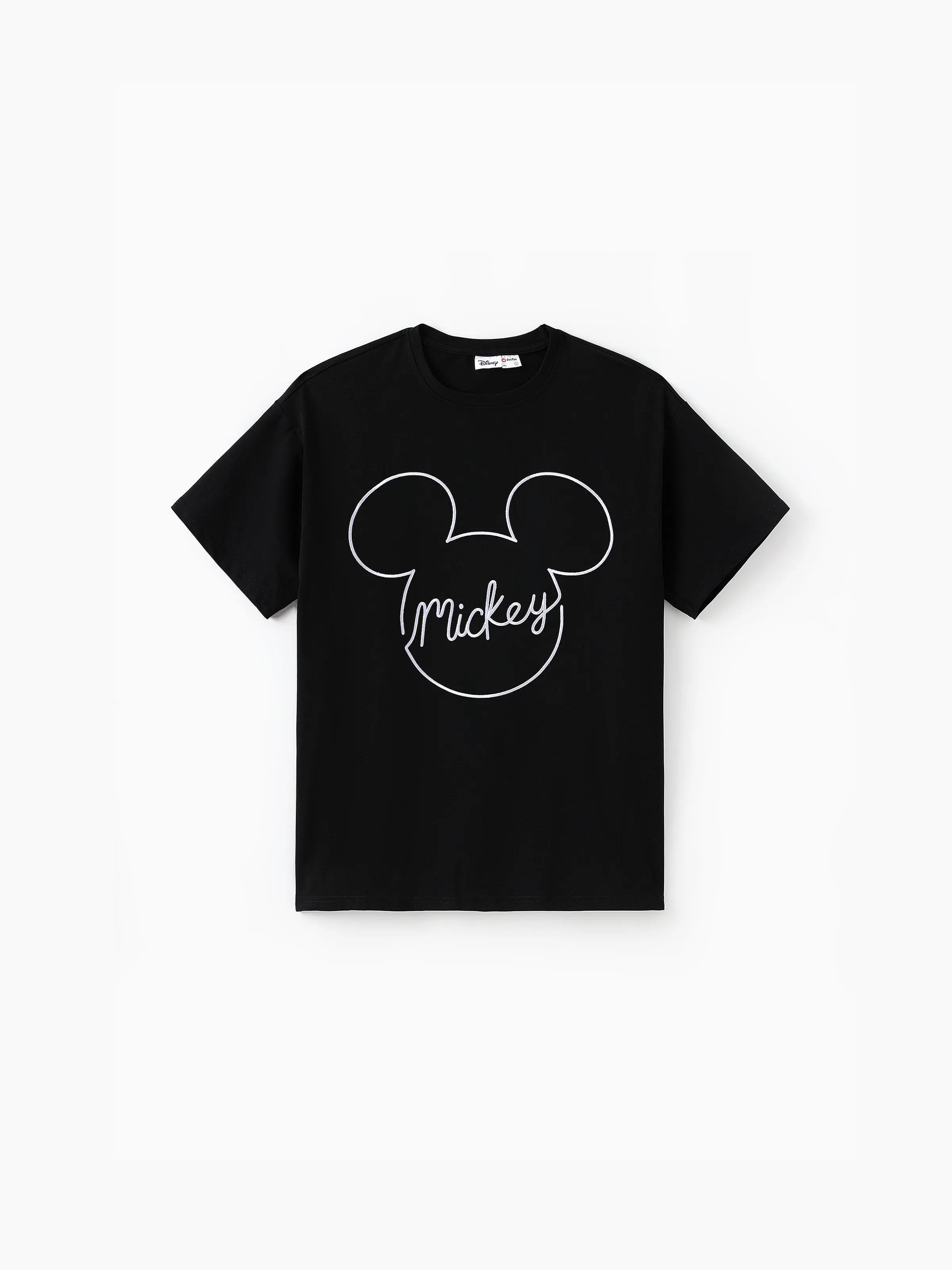 Disney Mickey and Friends Daddy and Me Family matching 1pc Mickey Mouse Allover Print Sporty Dress/Cotton Top /RomperExpression Casual Suits Family Set 3pcs Cotton Unisex Black - Image 5