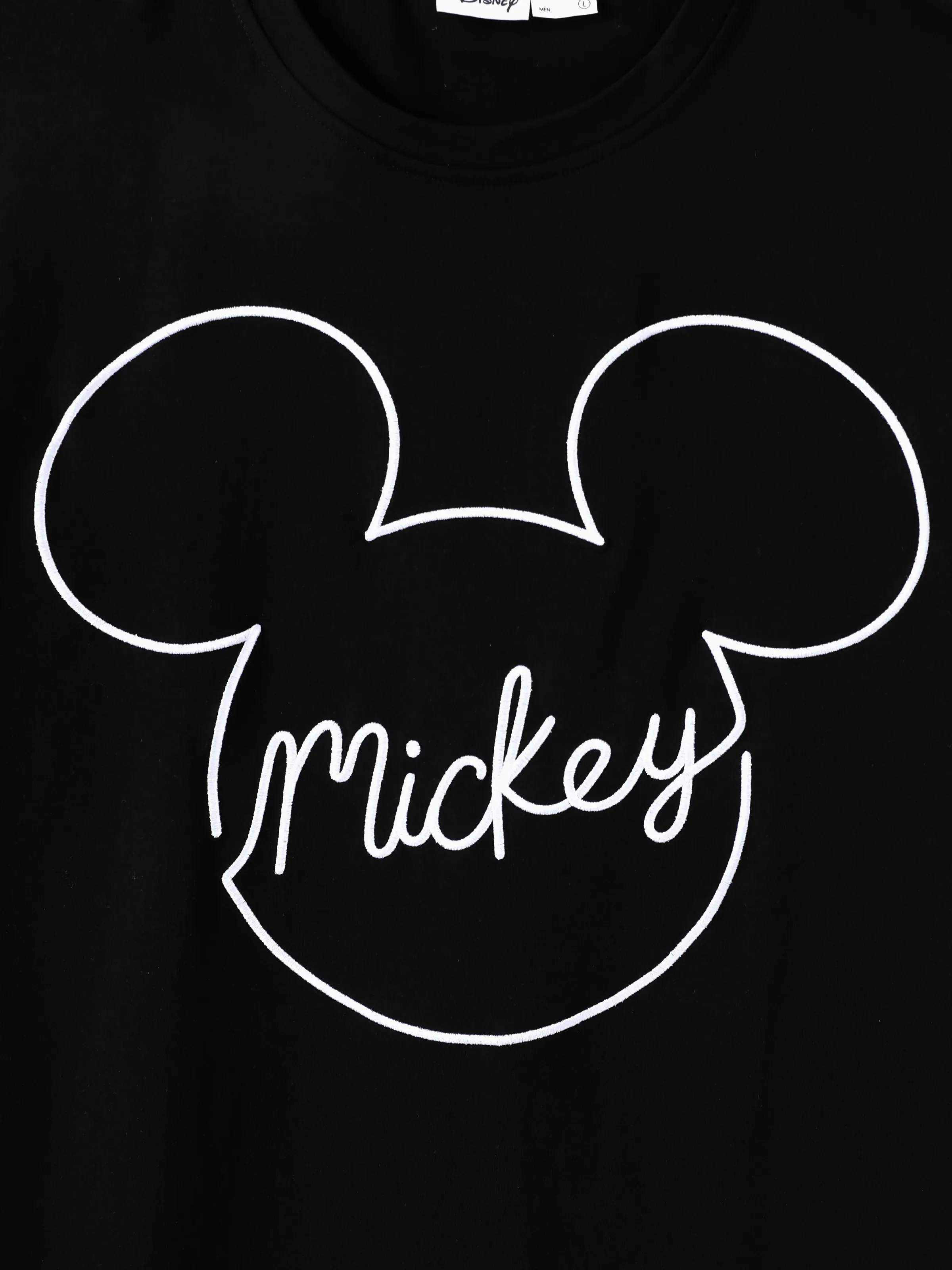 Disney Mickey and Friends Daddy and Me Family matching 1pc Mickey Mouse Allover Print Sporty Dress/Cotton Top /RomperExpression Casual Suits Family Set 3pcs Cotton Unisex Black - Image 6