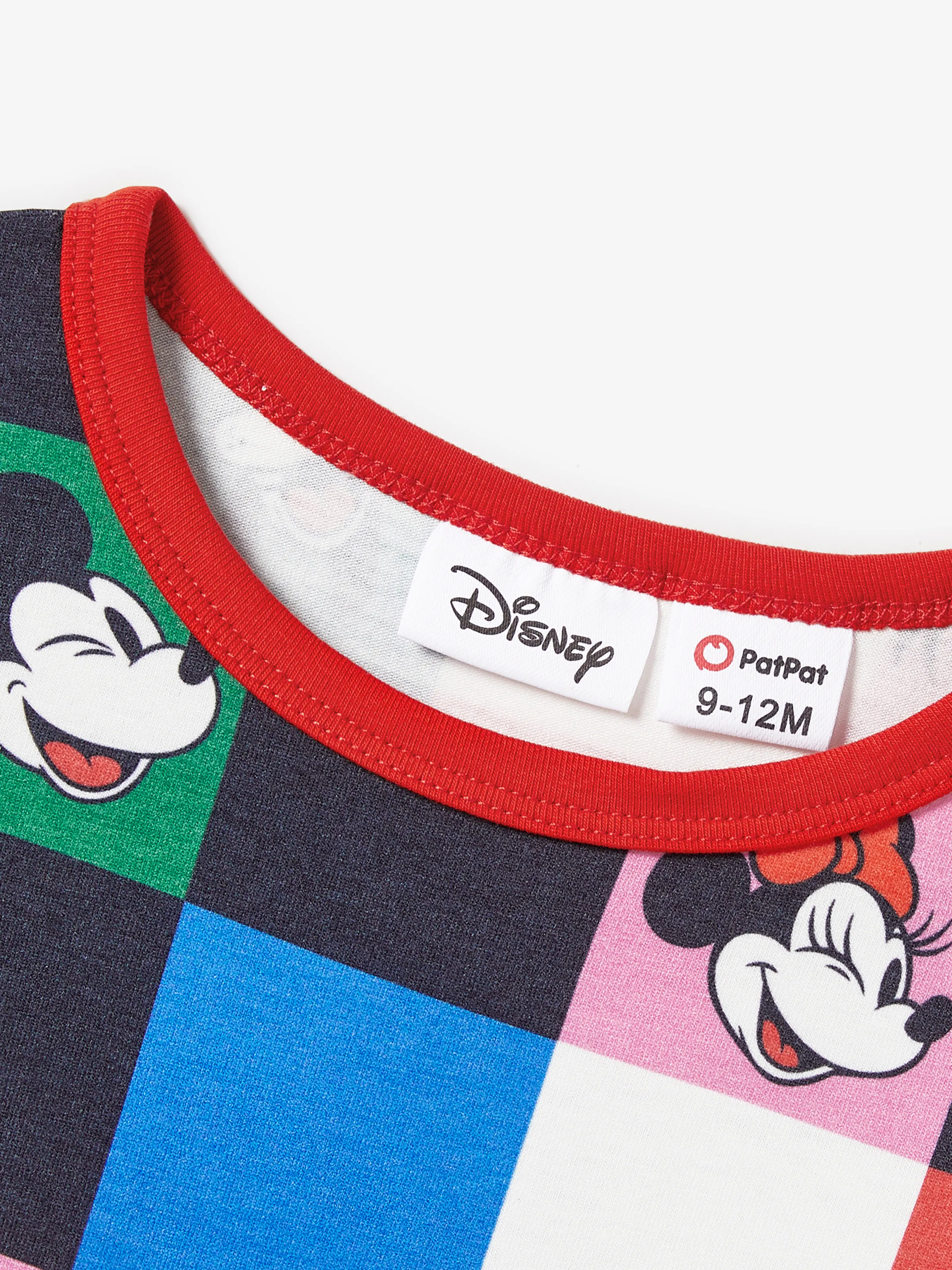 Disney Mickey and Friends Daddy and Me Family Matching Naia™ Colorful Checkered Pattern Top/Sleeveless Dress/Onesie Multi-color - Image 13