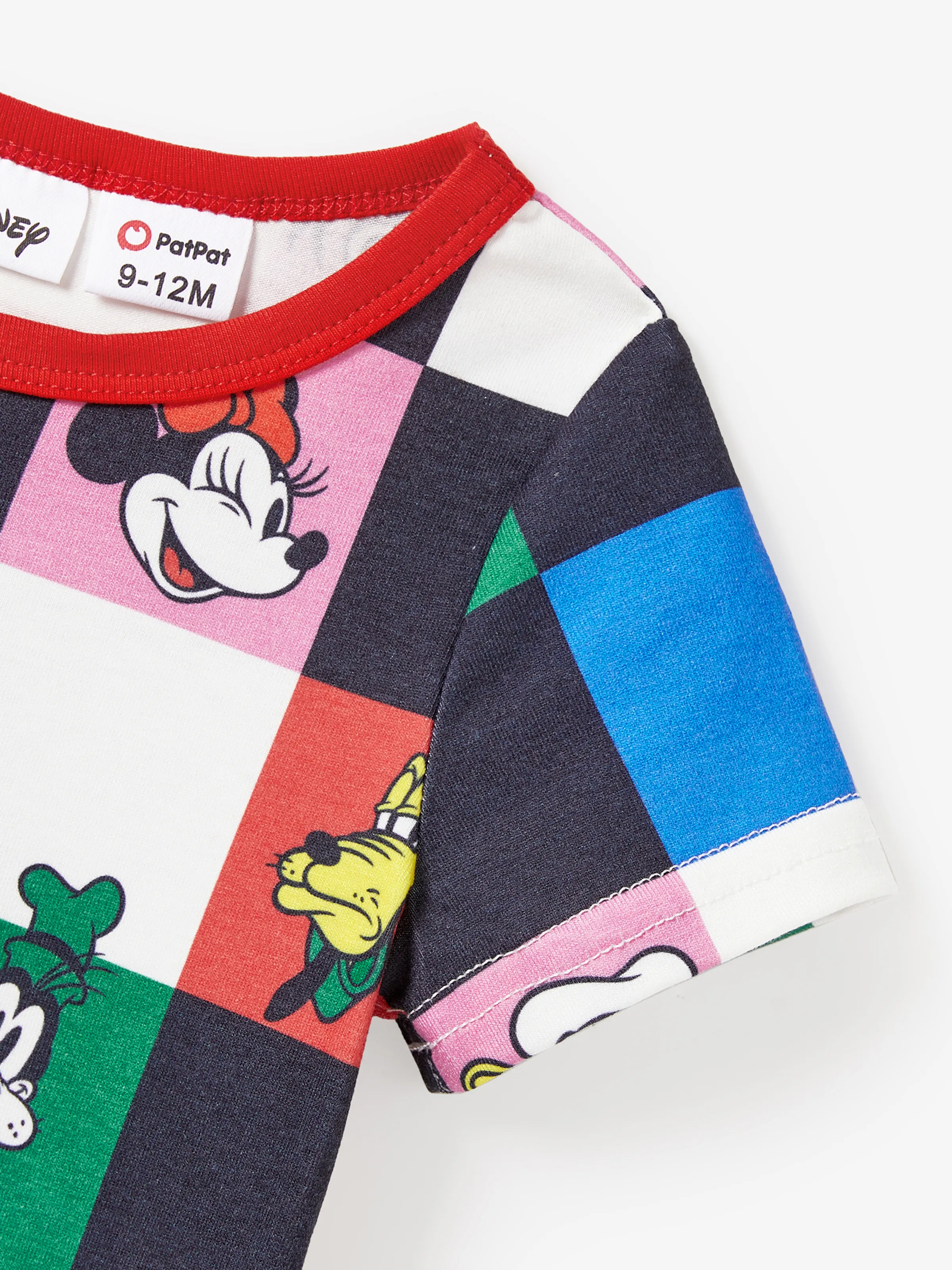 Disney Mickey and Friends Daddy and Me Family Matching Naia™ Colorful Checkered Pattern Top/Sleeveless Dress/Onesie Multi-color - Image 14