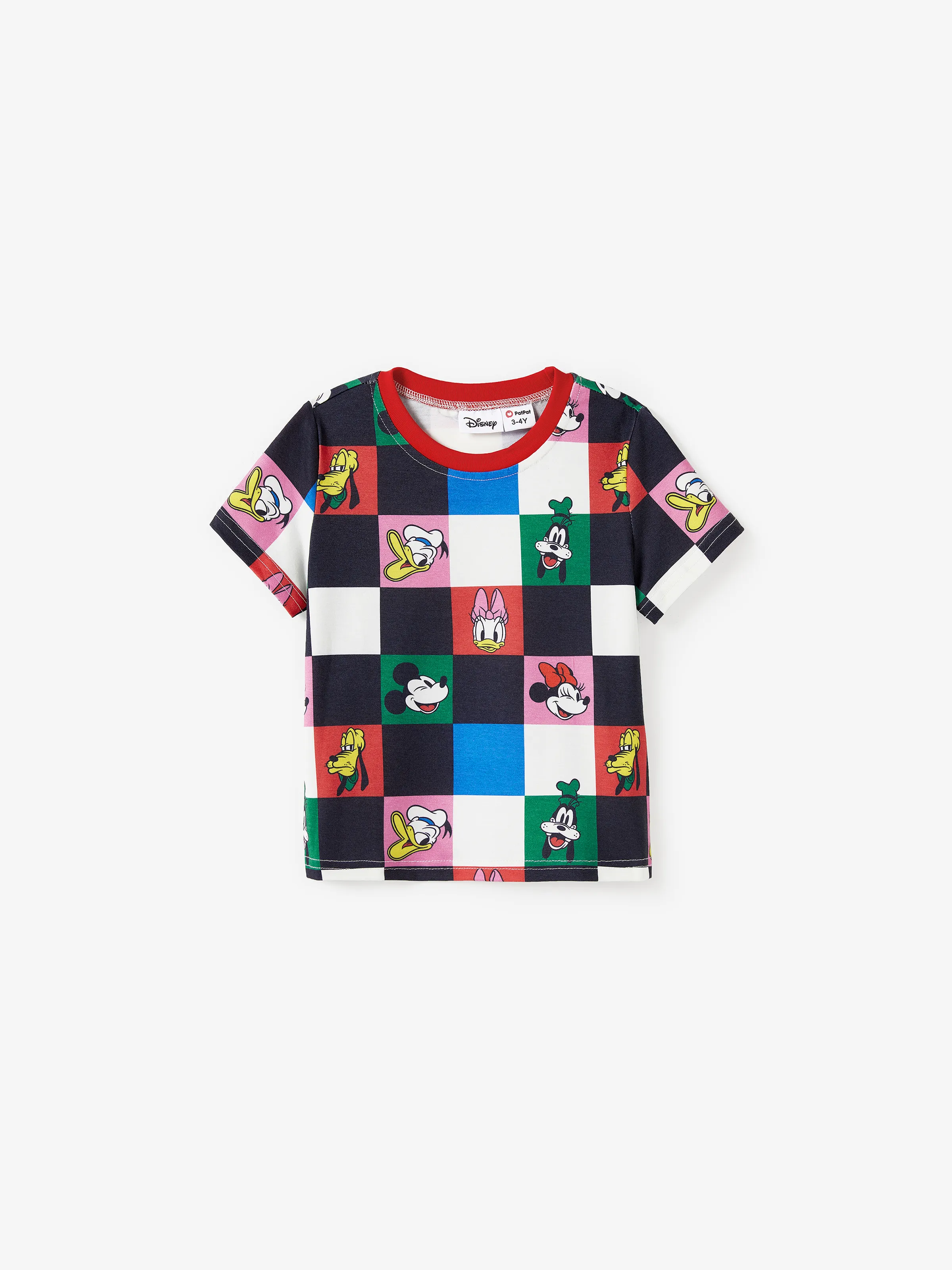 Disney Mickey and Friends Daddy and Me Family Matching Naia™ Colorful Checkered Pattern Top/Sleeveless Dress/Onesie Multi-color - Image 8