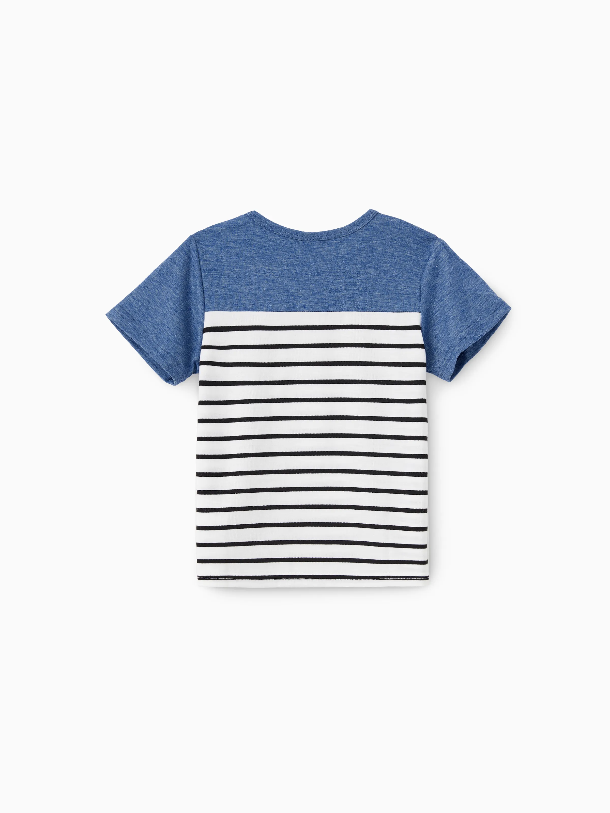 Daddy and Me Family Matching Soft Casual Outfit with Below Knee Dresses, Front Buttons, Belted Design Blue - Image 9