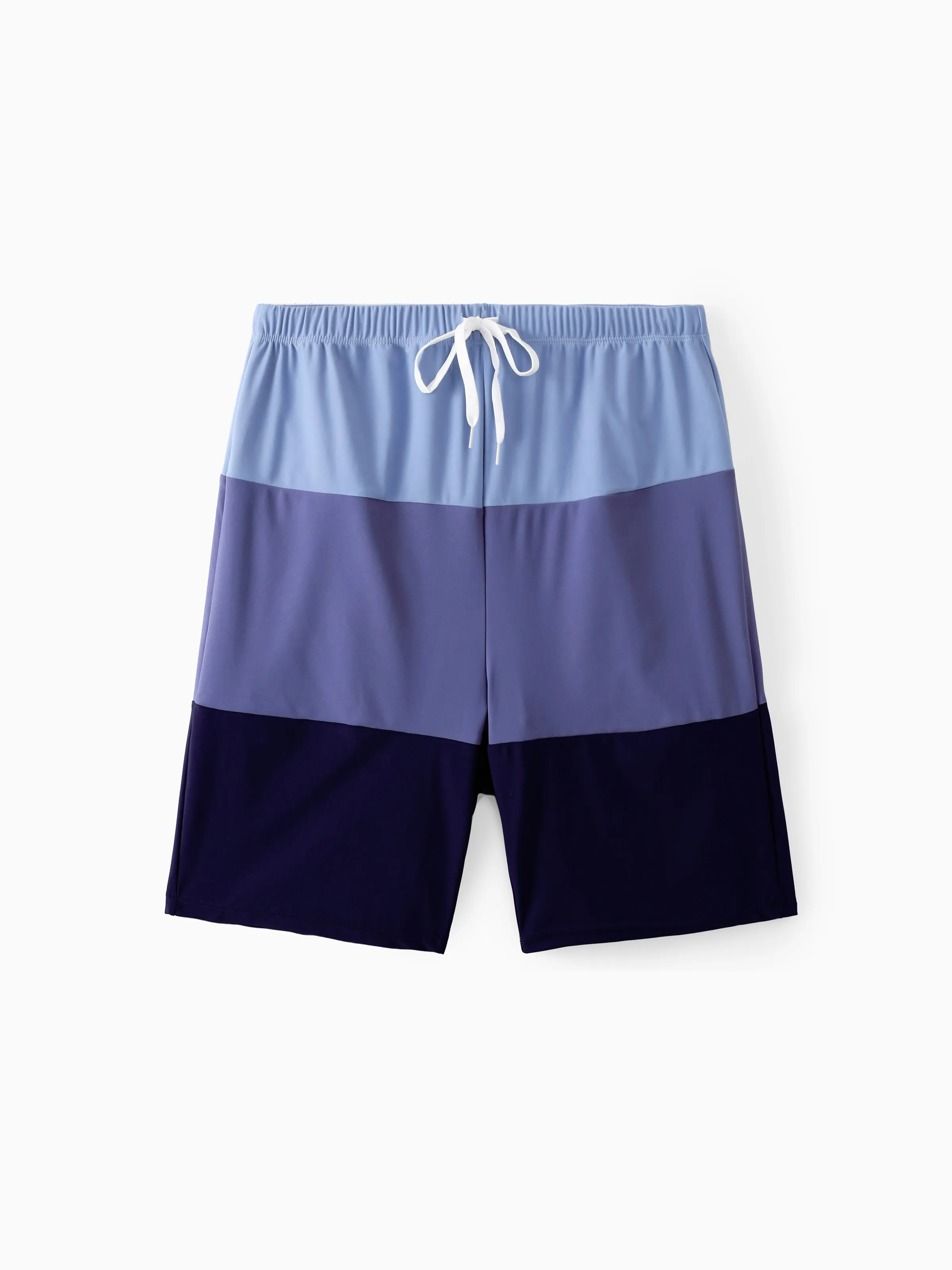 Daddy & Daughter Drawstring Swim Trunks or Ruched Bow Tie Cut Out Mesh Ruffle Strap One-Piece Swimsuit (Quick-Dry) MultiColour - Image 3