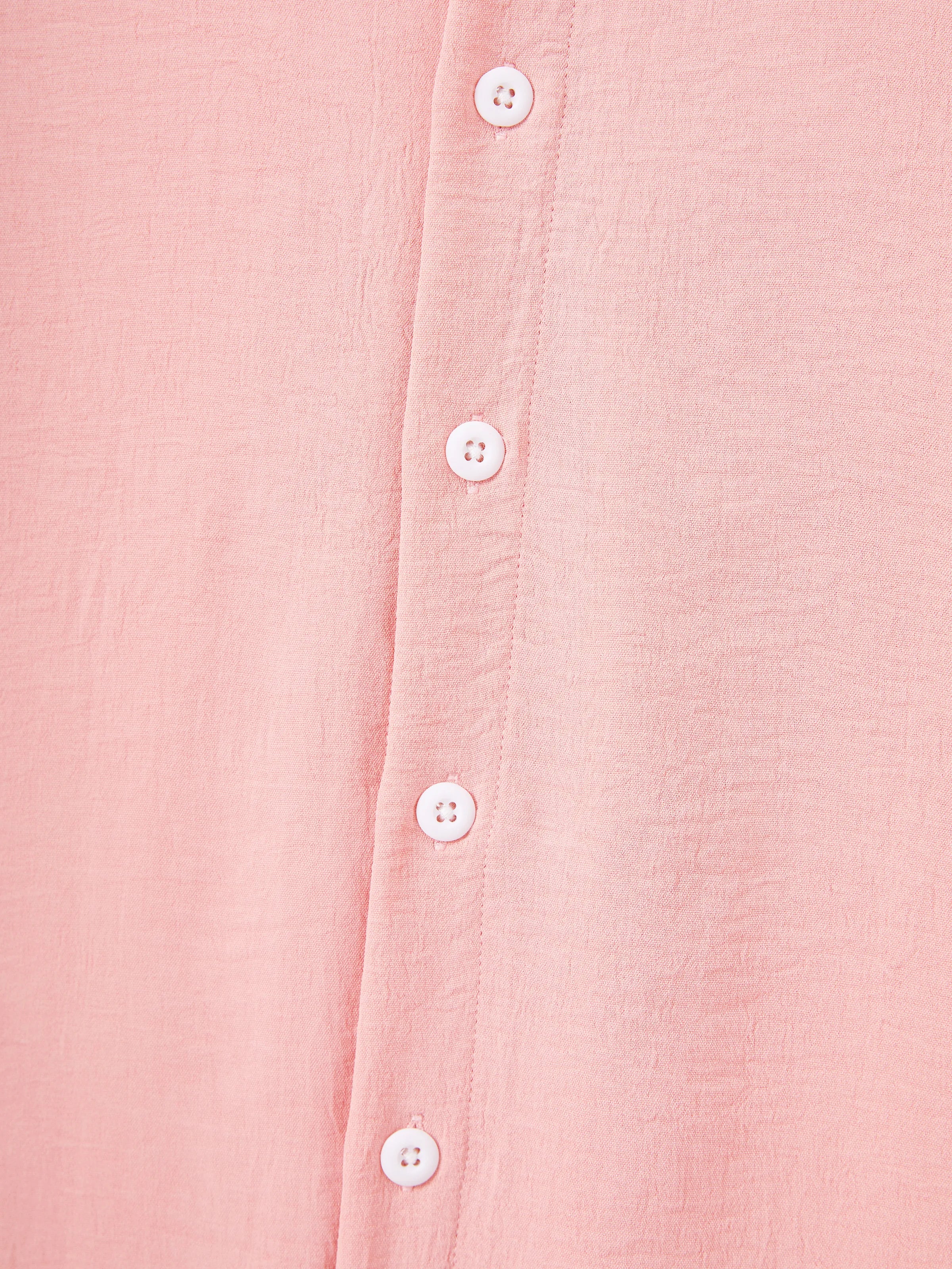 Daddy & Daughter Mauve Pink Matching Outfits, Flower Print Dress for Daughter & Solid Shirt for Dad, Ideal for Summer Family Outings & Photos - Image 6