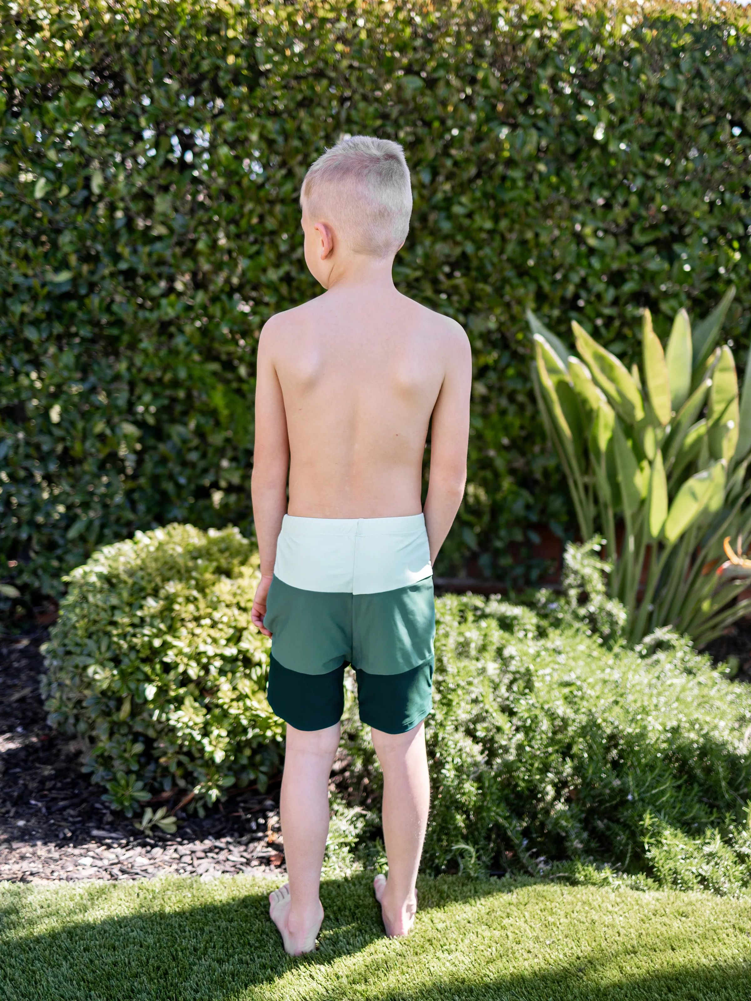 Daddy & Son Colorblock Swim Trunks MultiColour - Image 9