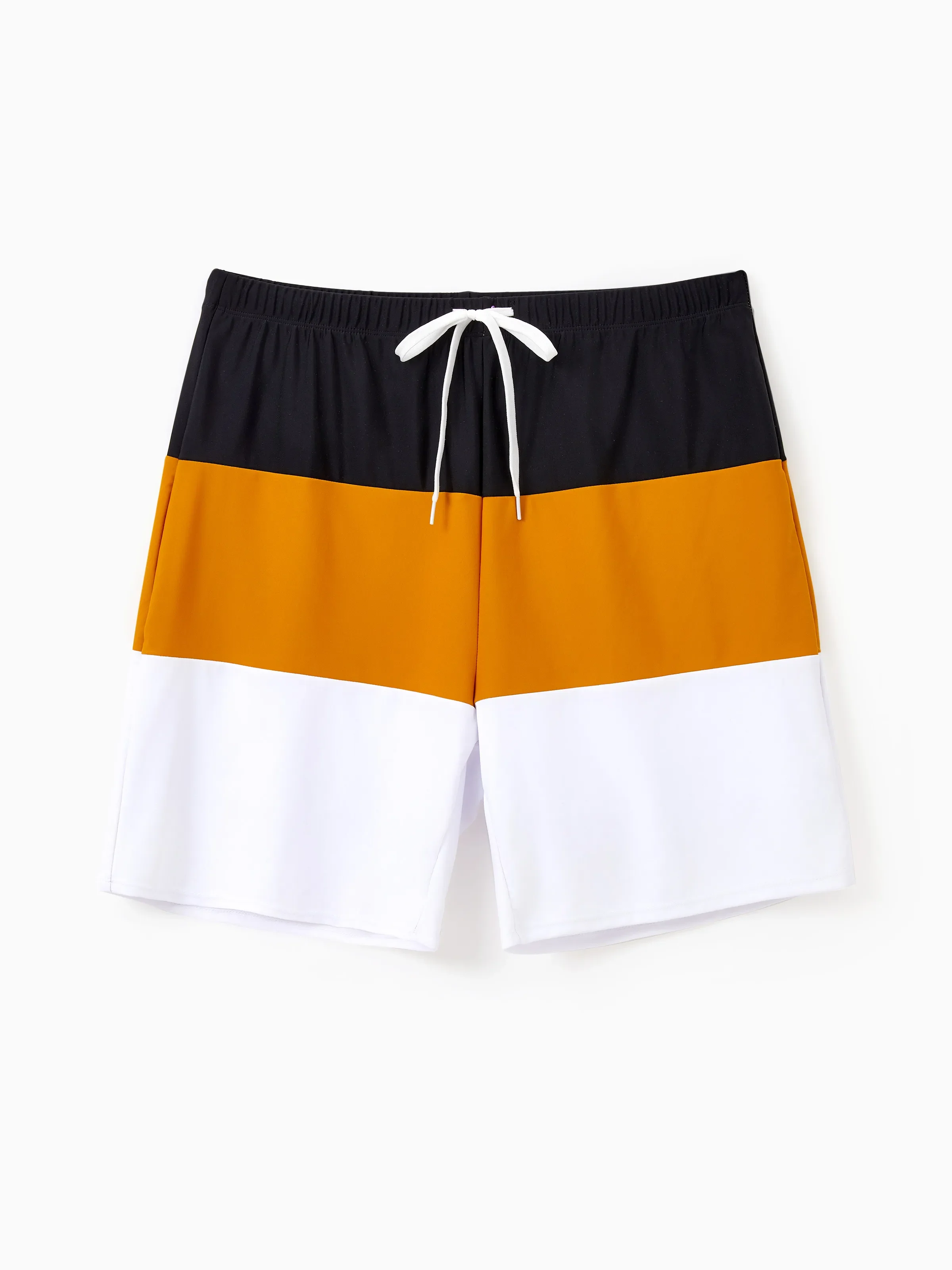 Daddy & Son Colorblock Swim Trunks Shorts Multi-color - Image 3