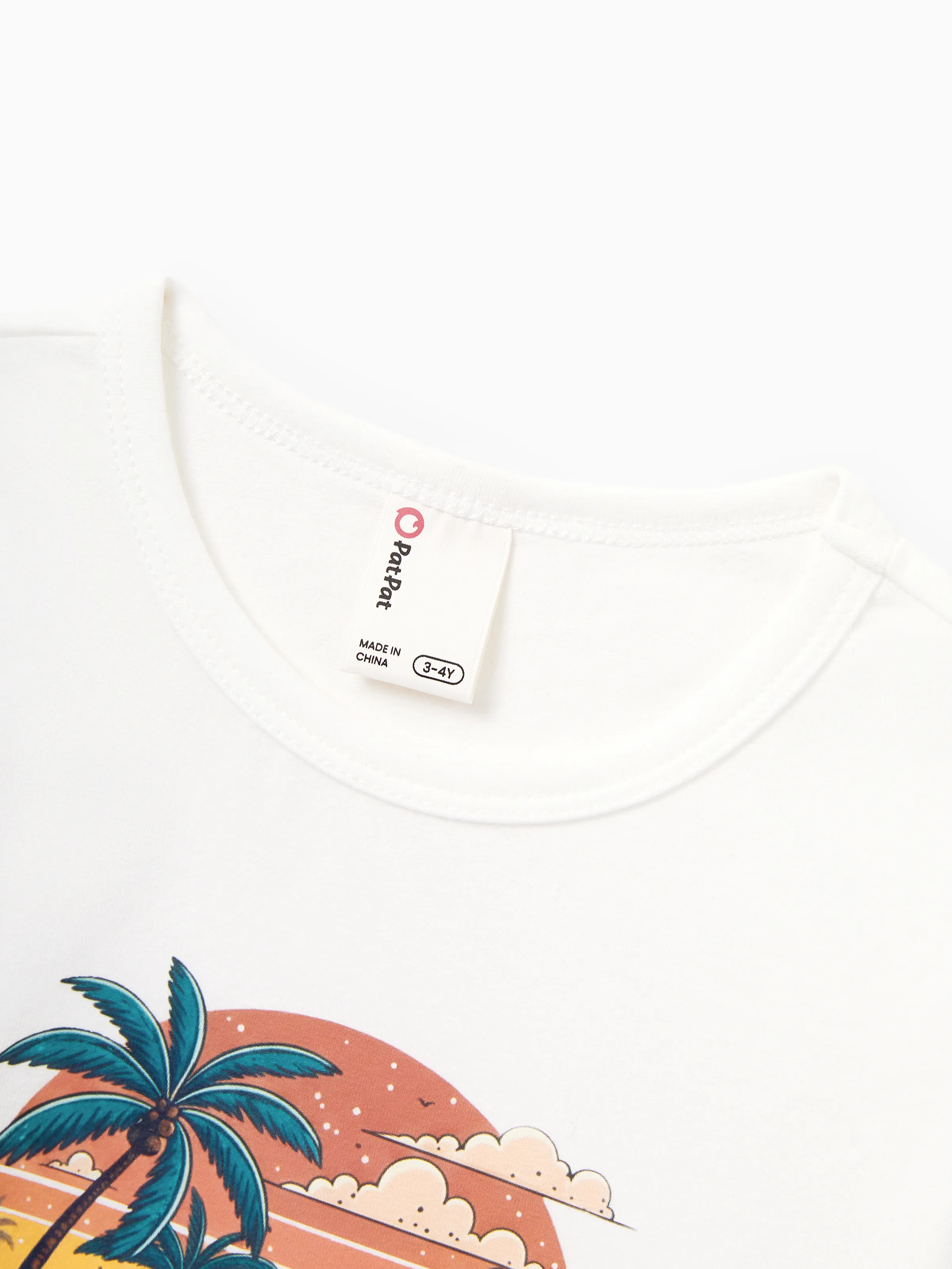 Daddy & Son "Family Vacation" Graphic Cotton Tees Tropical Surf Print T-Shirt Multi-color - Image 10