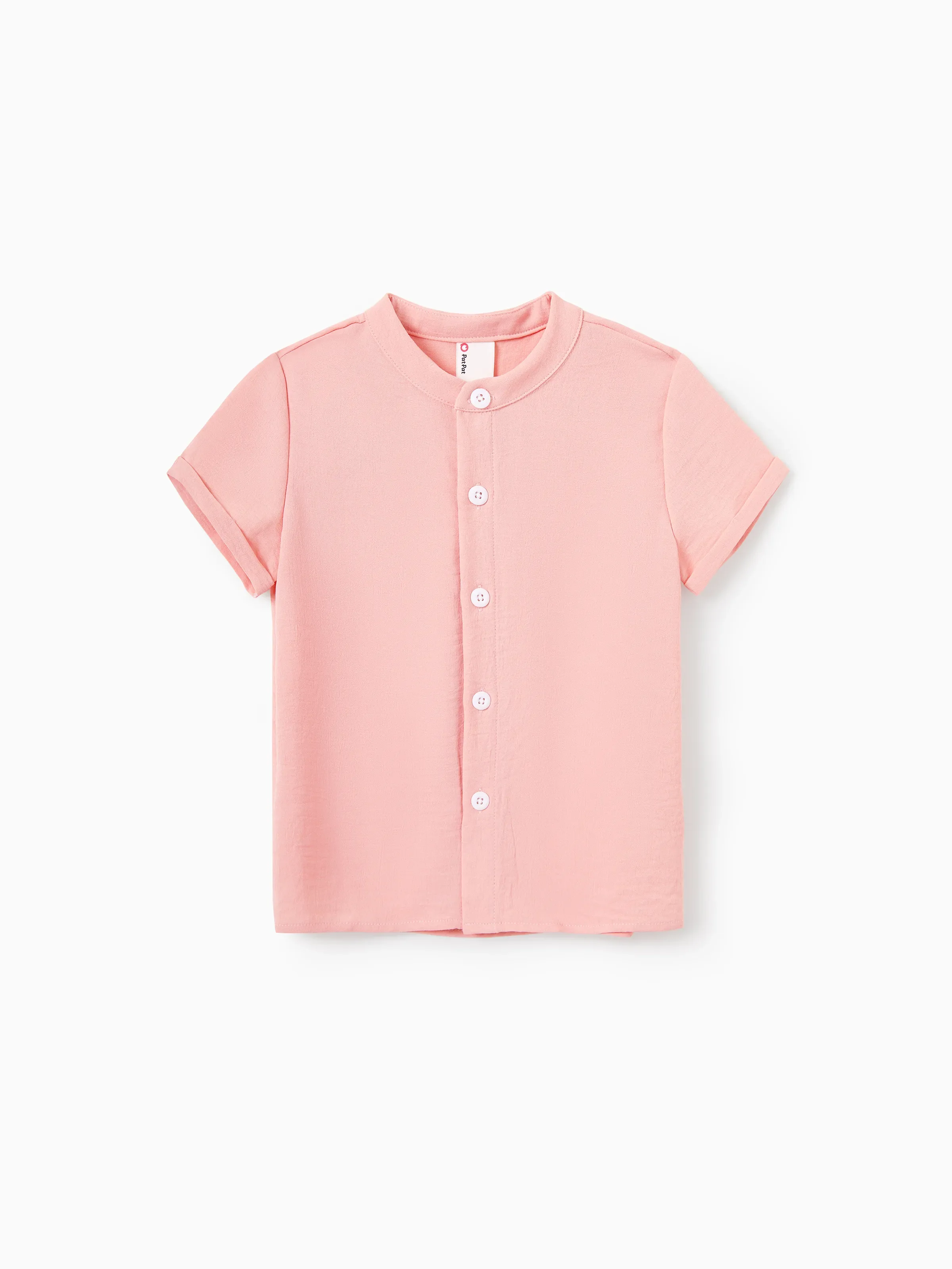 Daddy & Son Pink Outfits, Solid Color Shirts for Dad & Son, Perfect for Summer Family Outings and Photos - Image 8