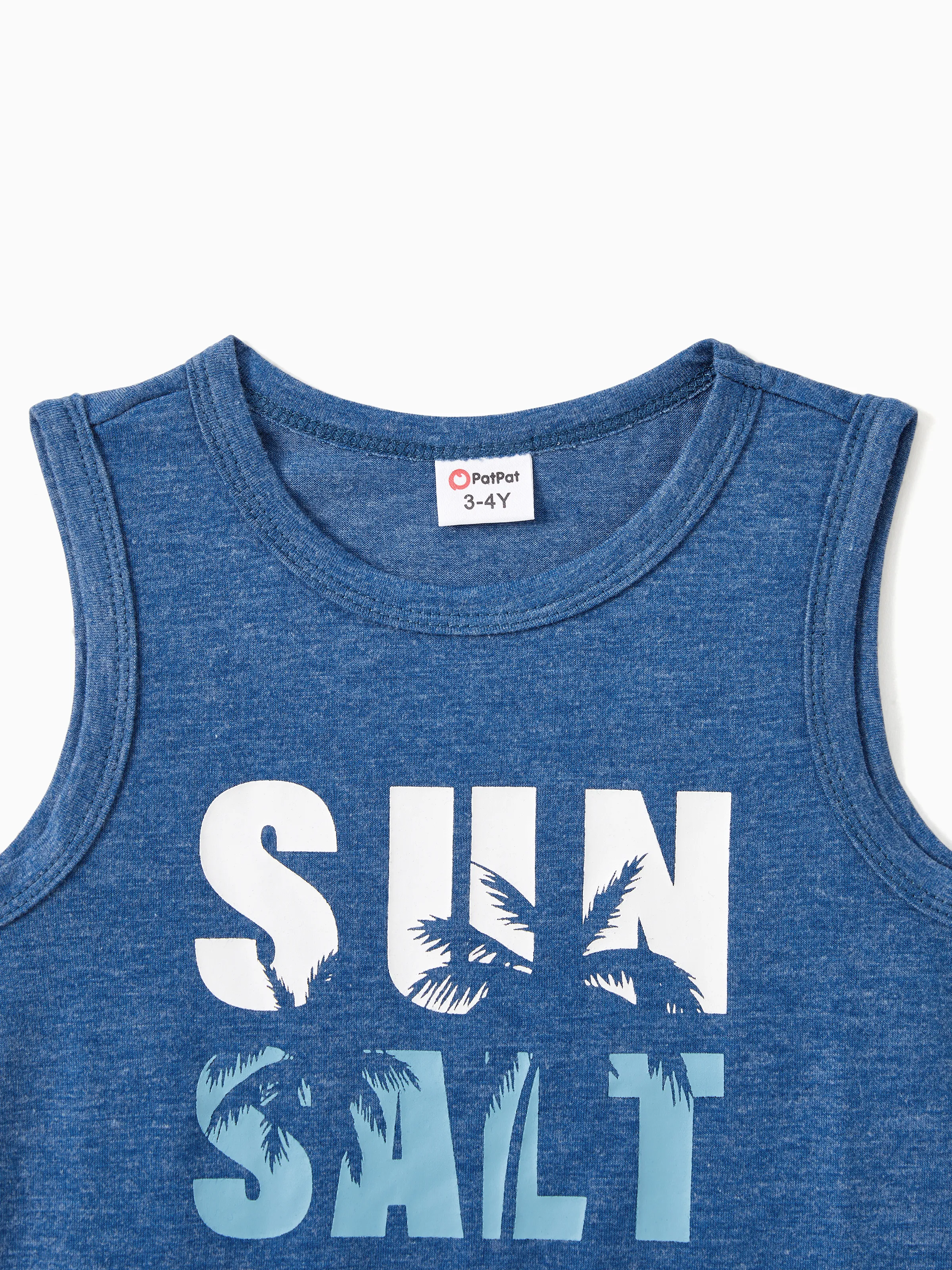 Daddy & Son Sets Blue Tank Top Blue - Image 11