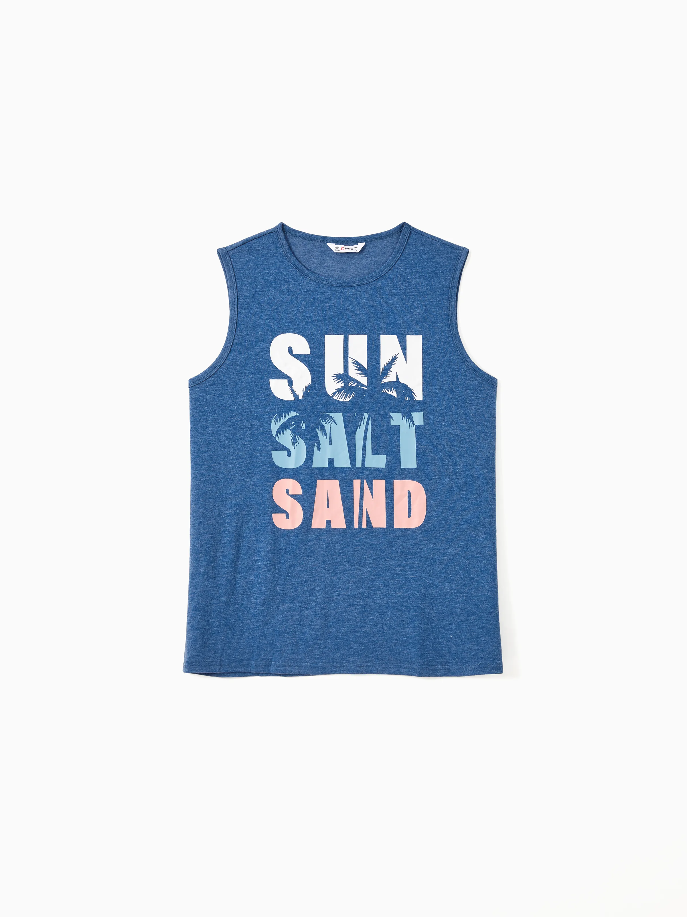 Daddy & Son Sets Blue Tank Top Blue - Image 5