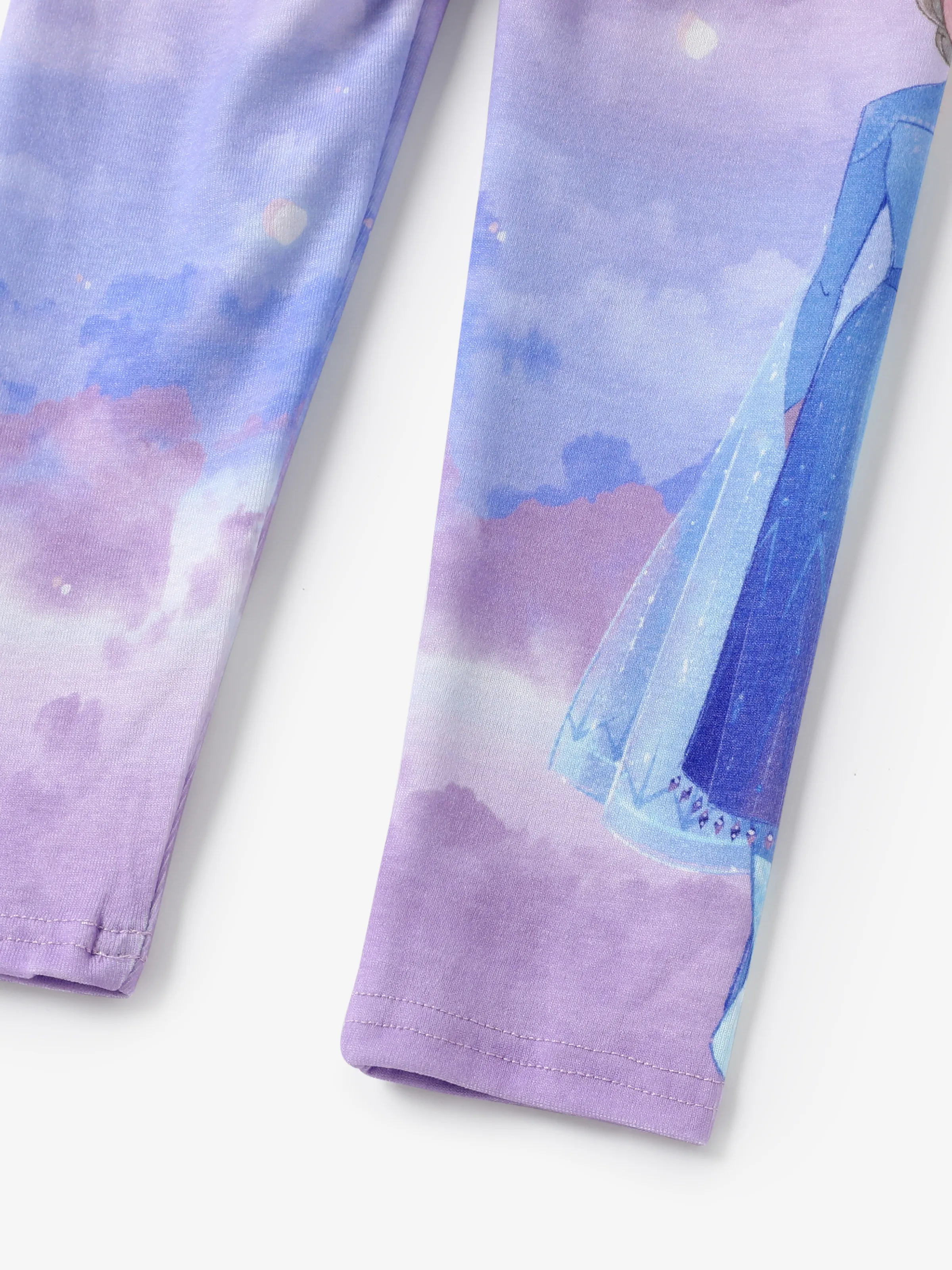 Disney Frozen Elsa Toddler Girl Elsa Print Naia™ Tie-Dye leggings DeepBlue - Image 4