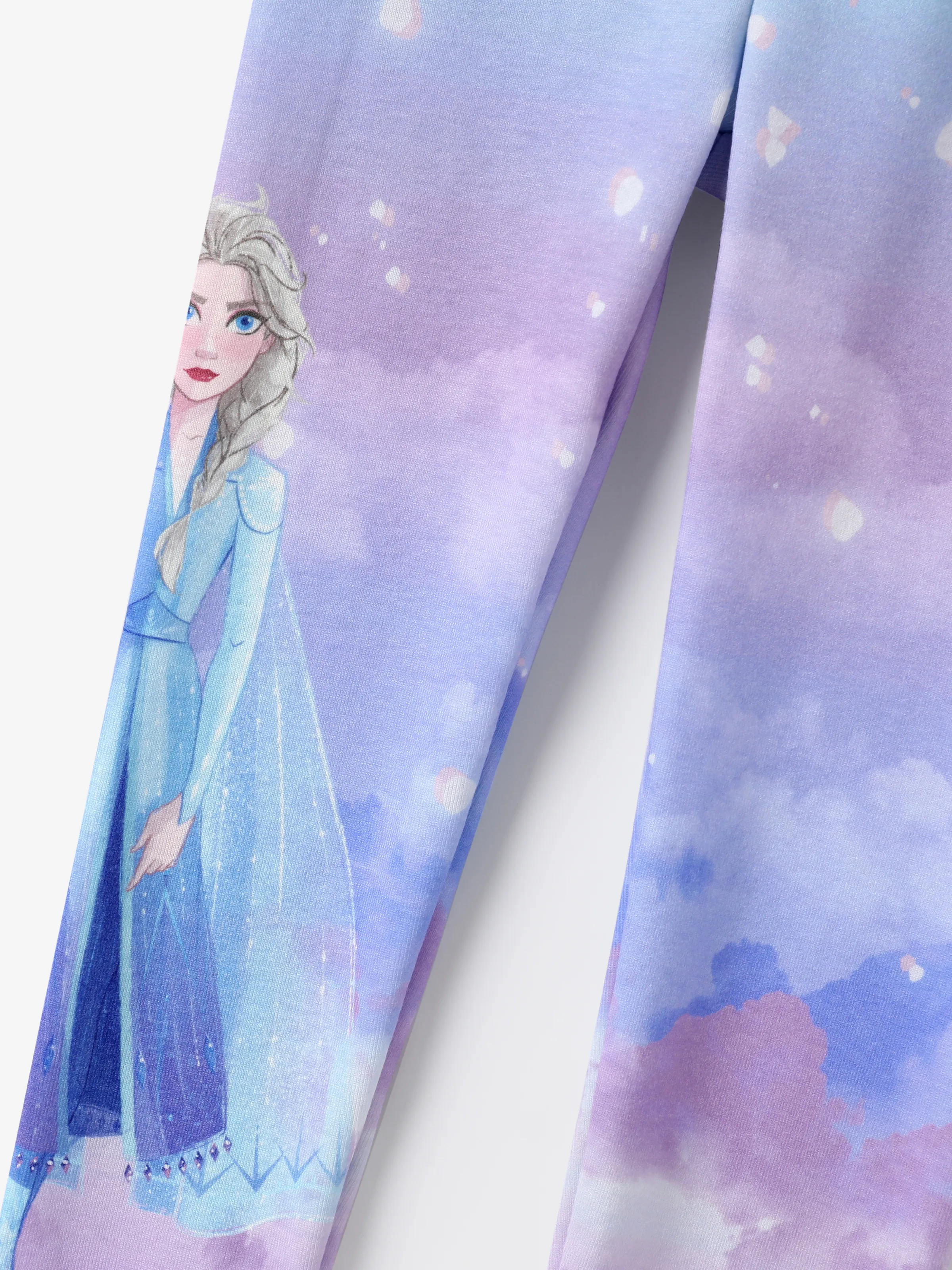 Disney Frozen Elsa Toddler Girl Elsa Print Naia™ Tie-Dye leggings DeepBlue - Image 6