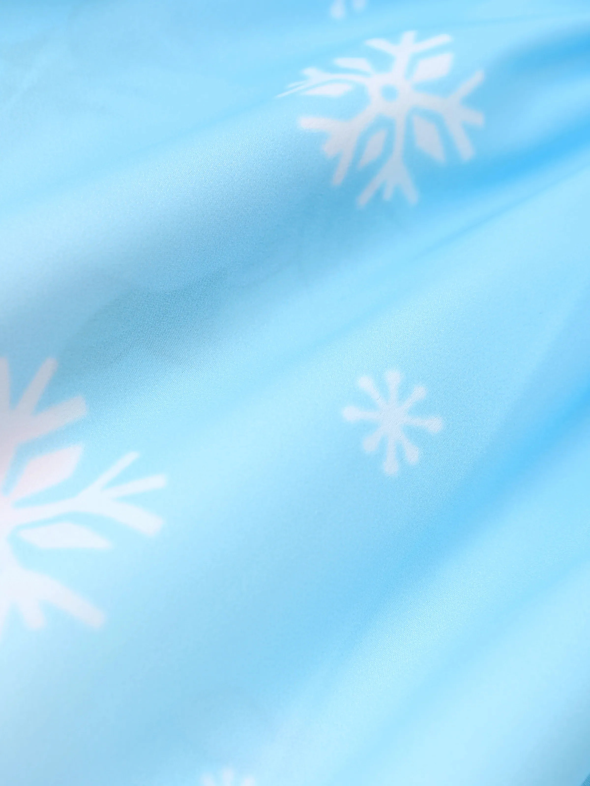 Disney Frozen Toddler Girl Elsa Colorblock Flutter-sleeve Ruffle Dress Light Blue - Image 10