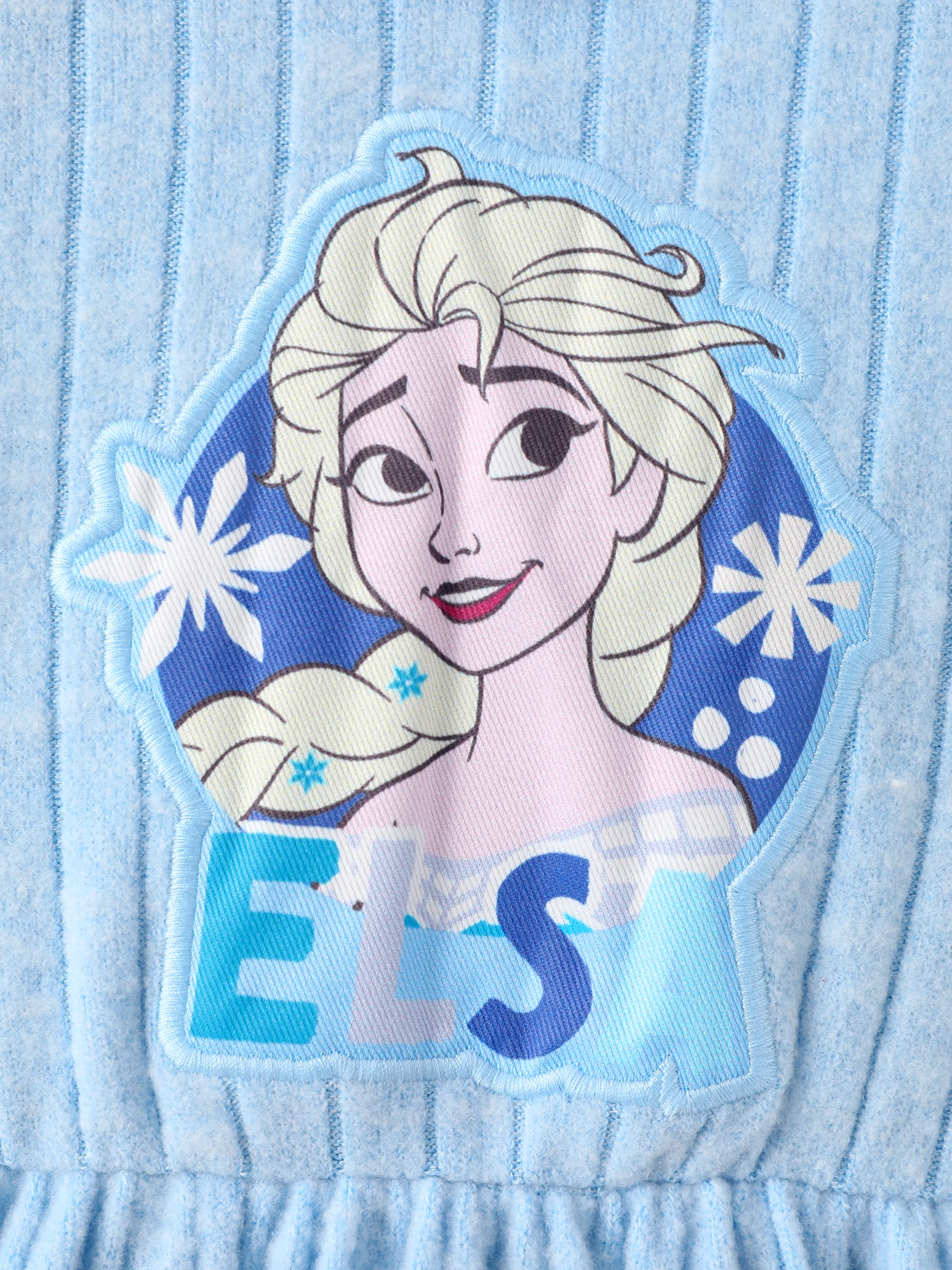 Disney Frozen Toddler Girl Elsa Ribbed Knitted Fabric Longsleeves Dress Blue - Image 7