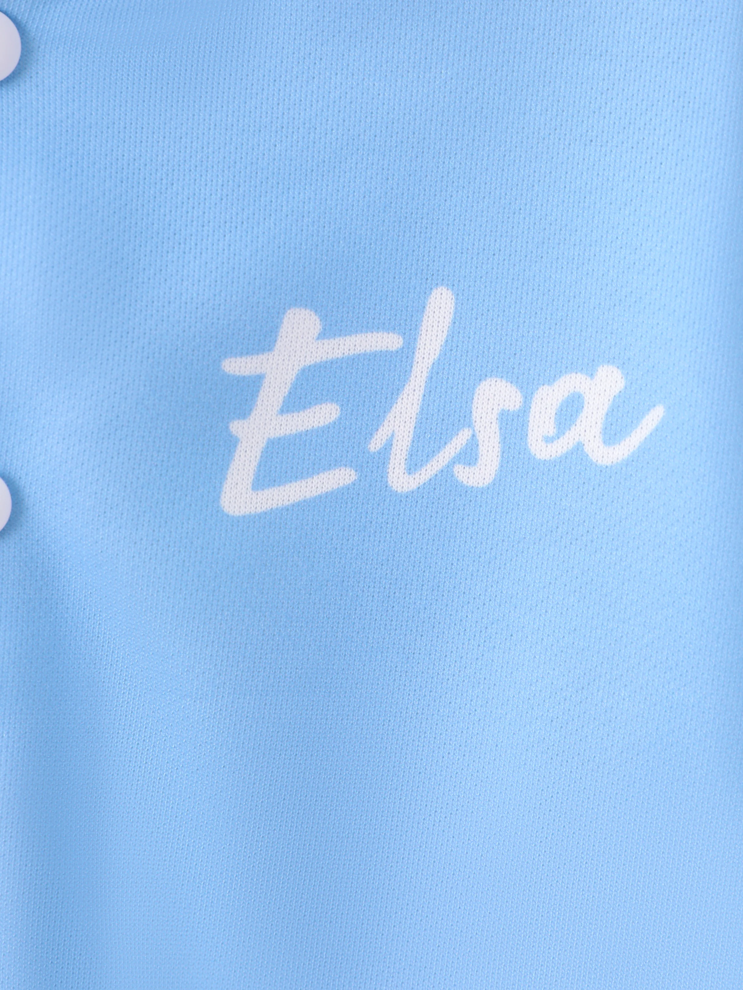 Disney Frozen Toddler Girl Elsa Snap Button Closure Colorblock Jacket Blue - Image 10
