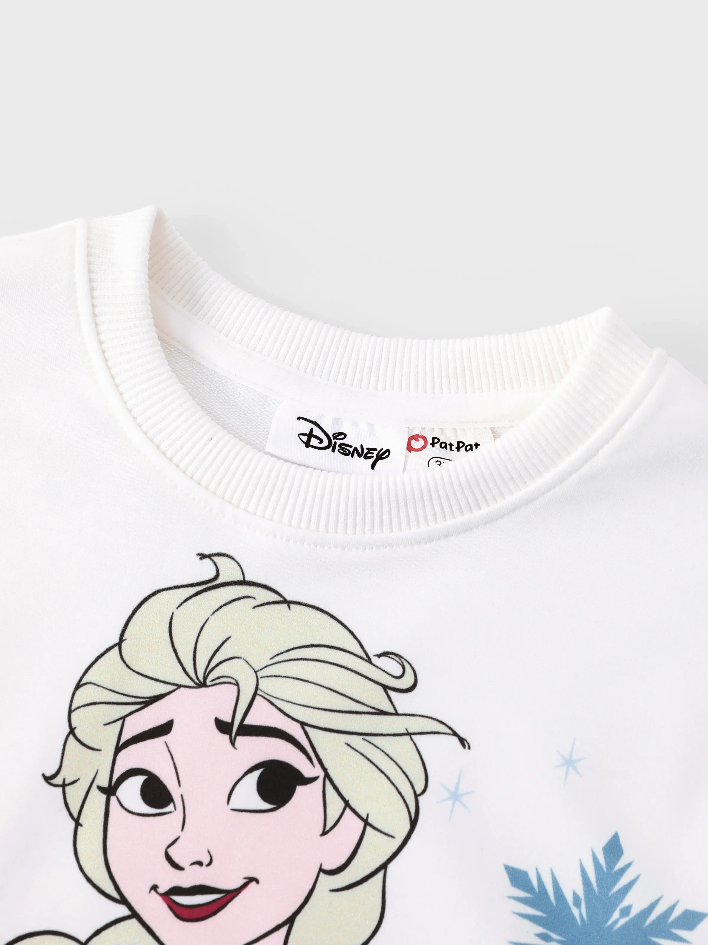 Disney Frozen Toddler Girl 2pcs Elsa Plaid Print with Bows Skirt Set White - Image 7