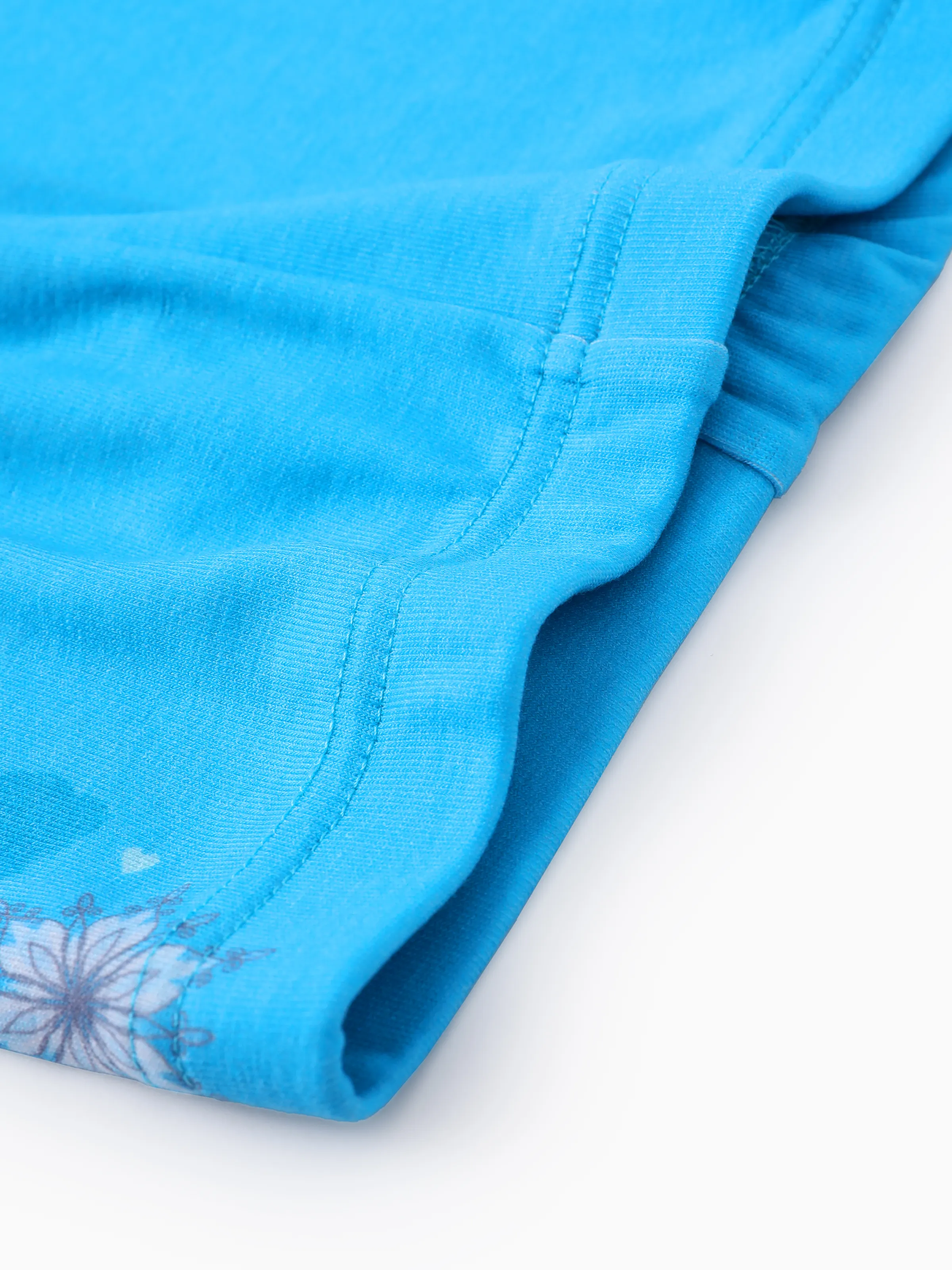 Disney Frozen Toddler Girl Elsa 2pcs Floral Flutter-sleeve Sweatshirt with Leggings Set Apricot - Image 8