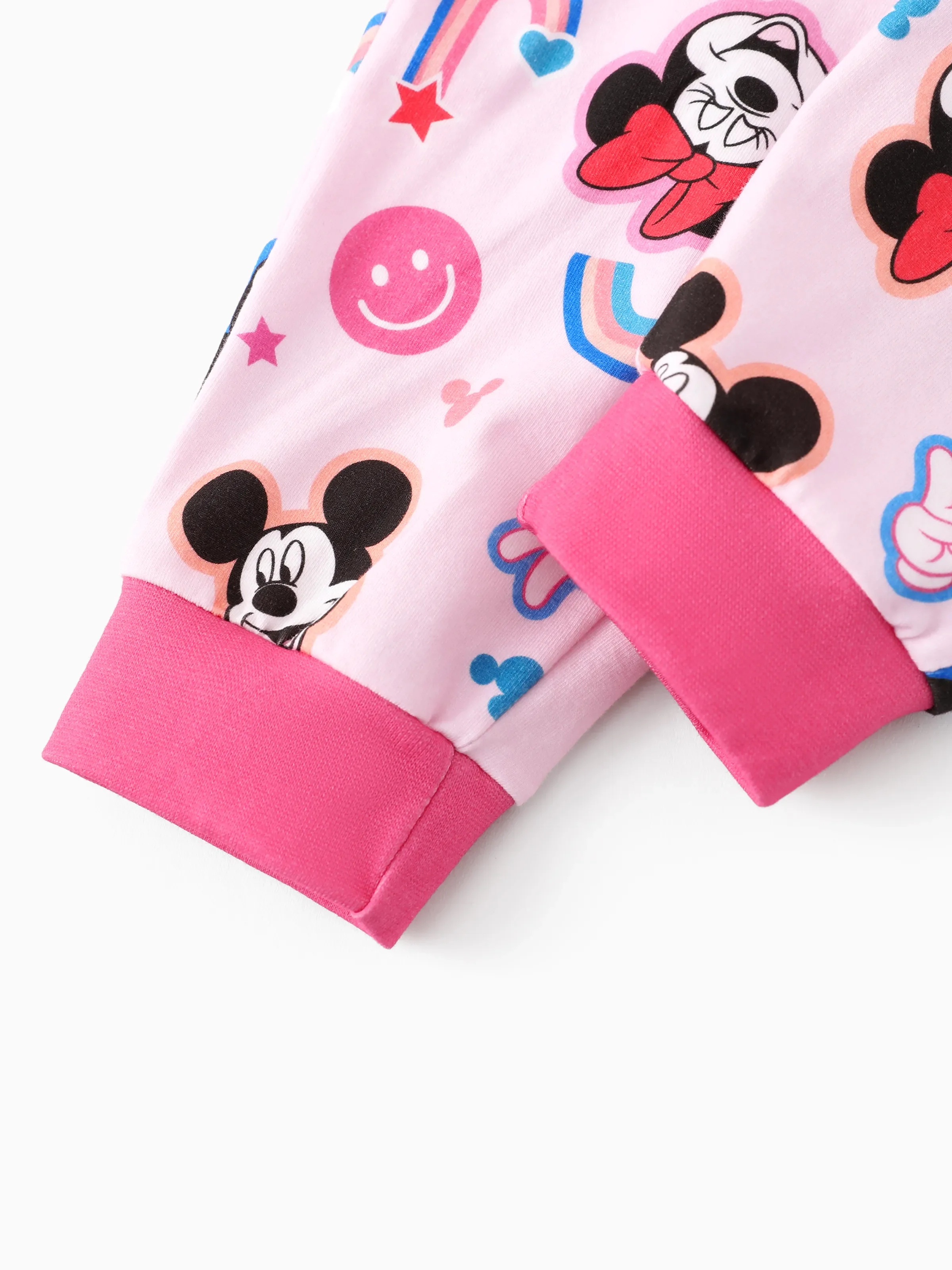 Disney Mickey and Friends Baby Girl 2pcs Minnie Bodysuits and Pants Set Pink - Image 11