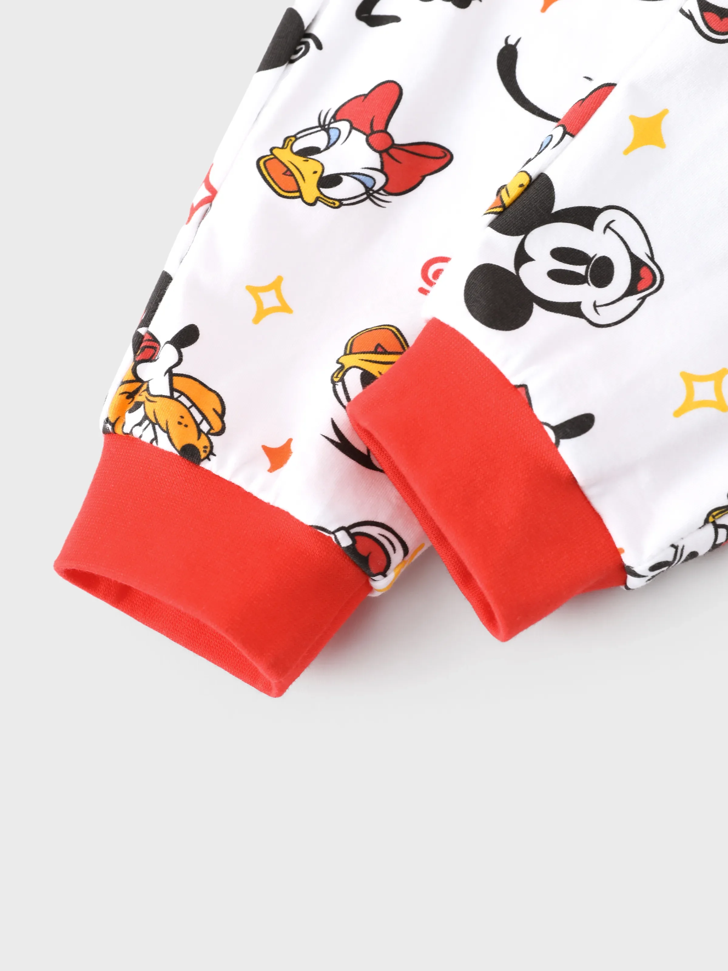 Disney Mickey and Friends Baby Boy 2pcs Mickey Bodysuits and Pants Set Red - Image 10