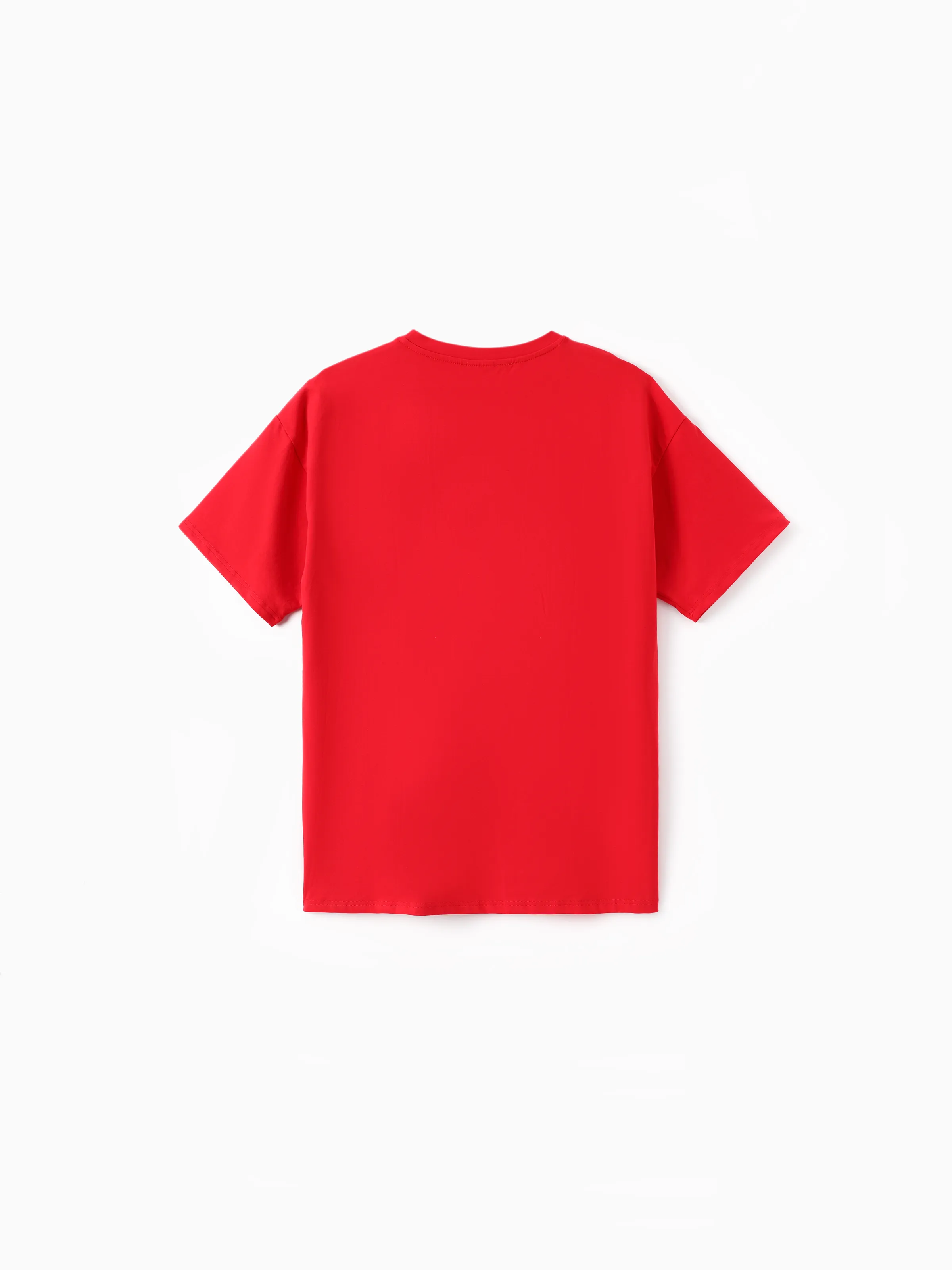 Disney Mickey and Friends Family matching 1pc Mickey Mouse Graffiti Cotton T-shirt or Colorblock Dress with Built-in Shorts & Pockets or Naia™ Allover Romper Red - Image 15