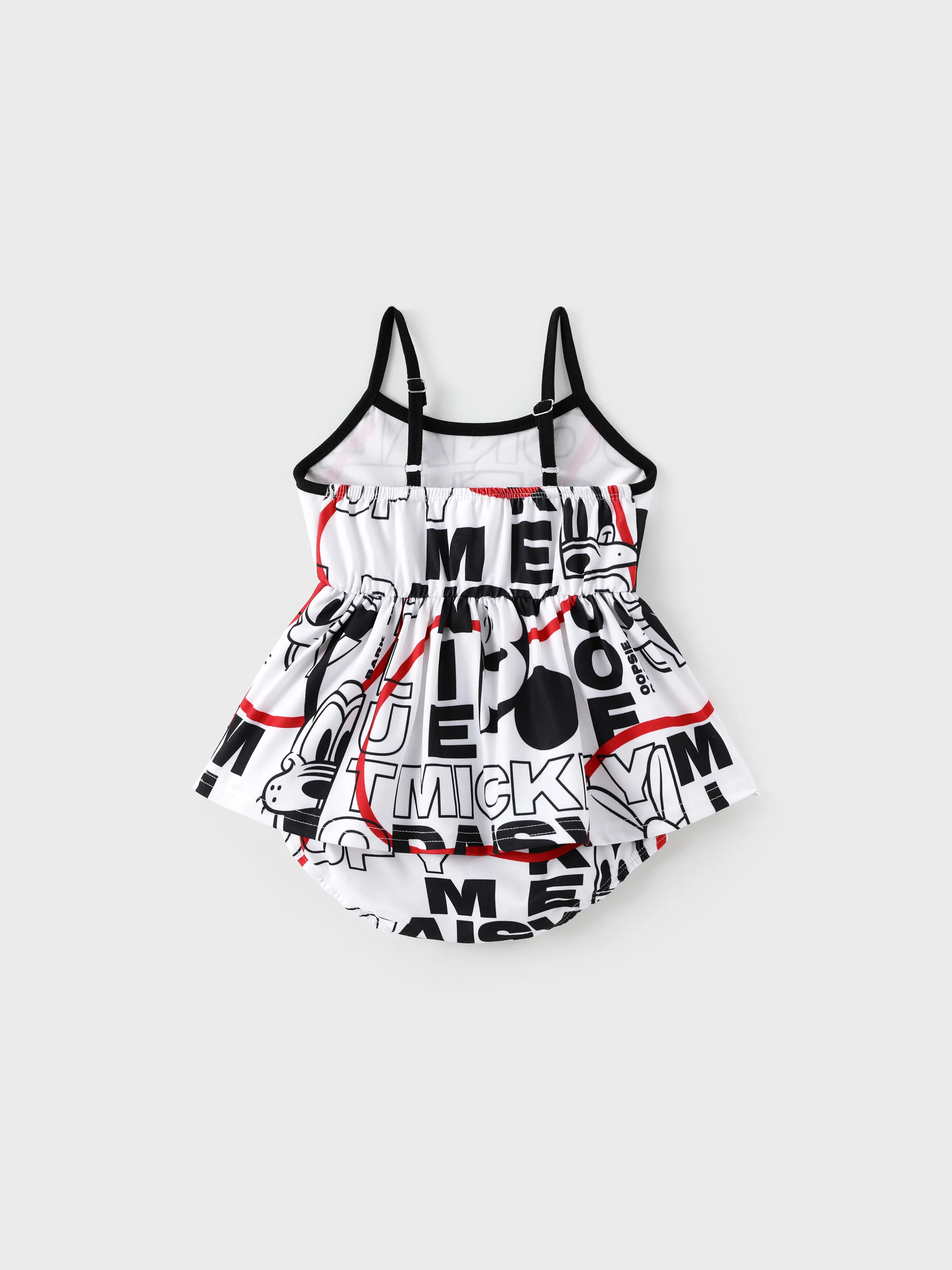 Disney Mickey and Friends Family Matching Graffiti Casual Dress/T-shirt/jumpsuit Black - Image 10