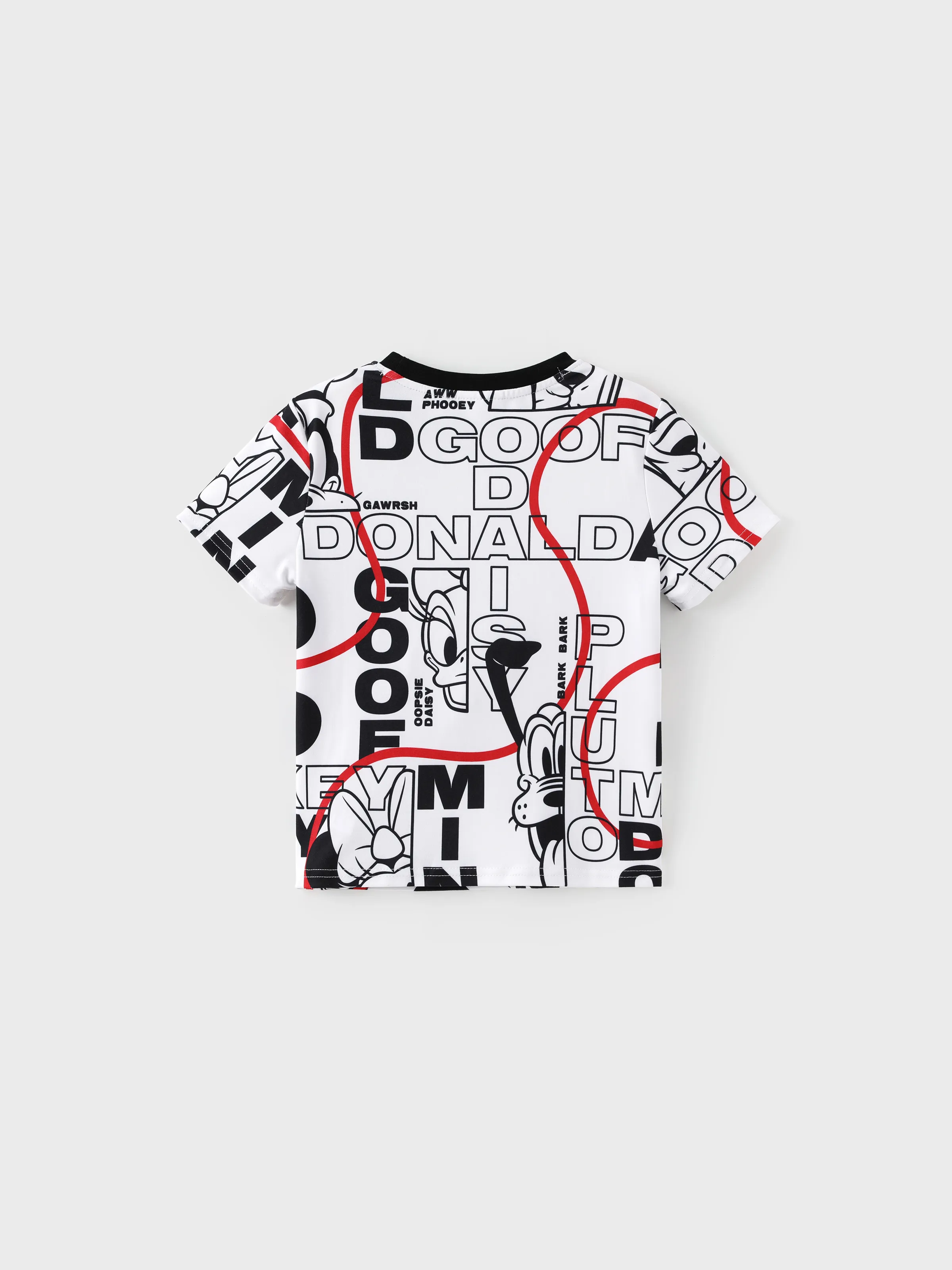 Disney Mickey and Friends Family Matching Graffiti Casual Dress/T-shirt/jumpsuit Black - Image 14