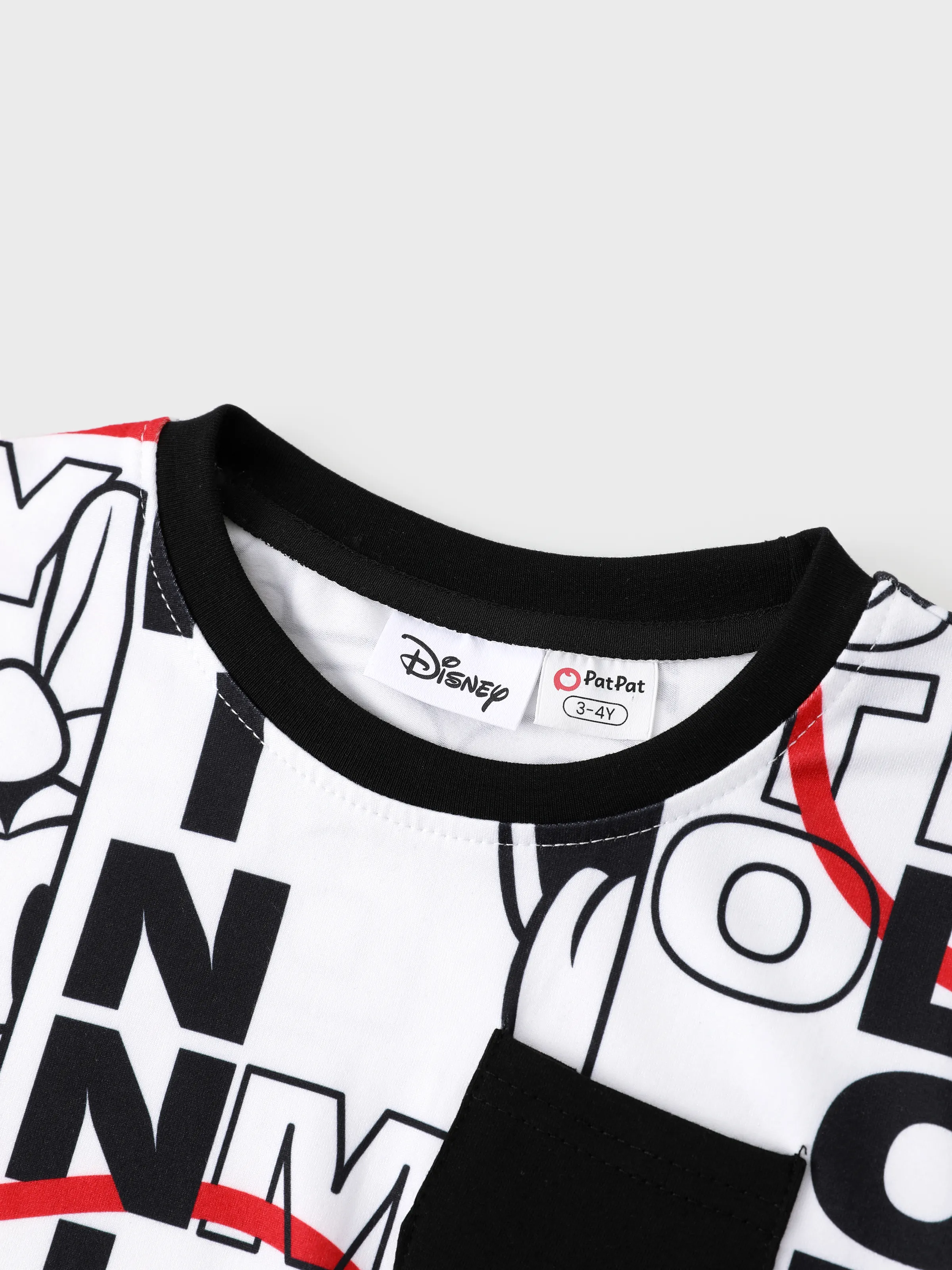 Disney Mickey and Friends Family Matching Graffiti Casual Dress/T-shirt/jumpsuit Black - Image 15