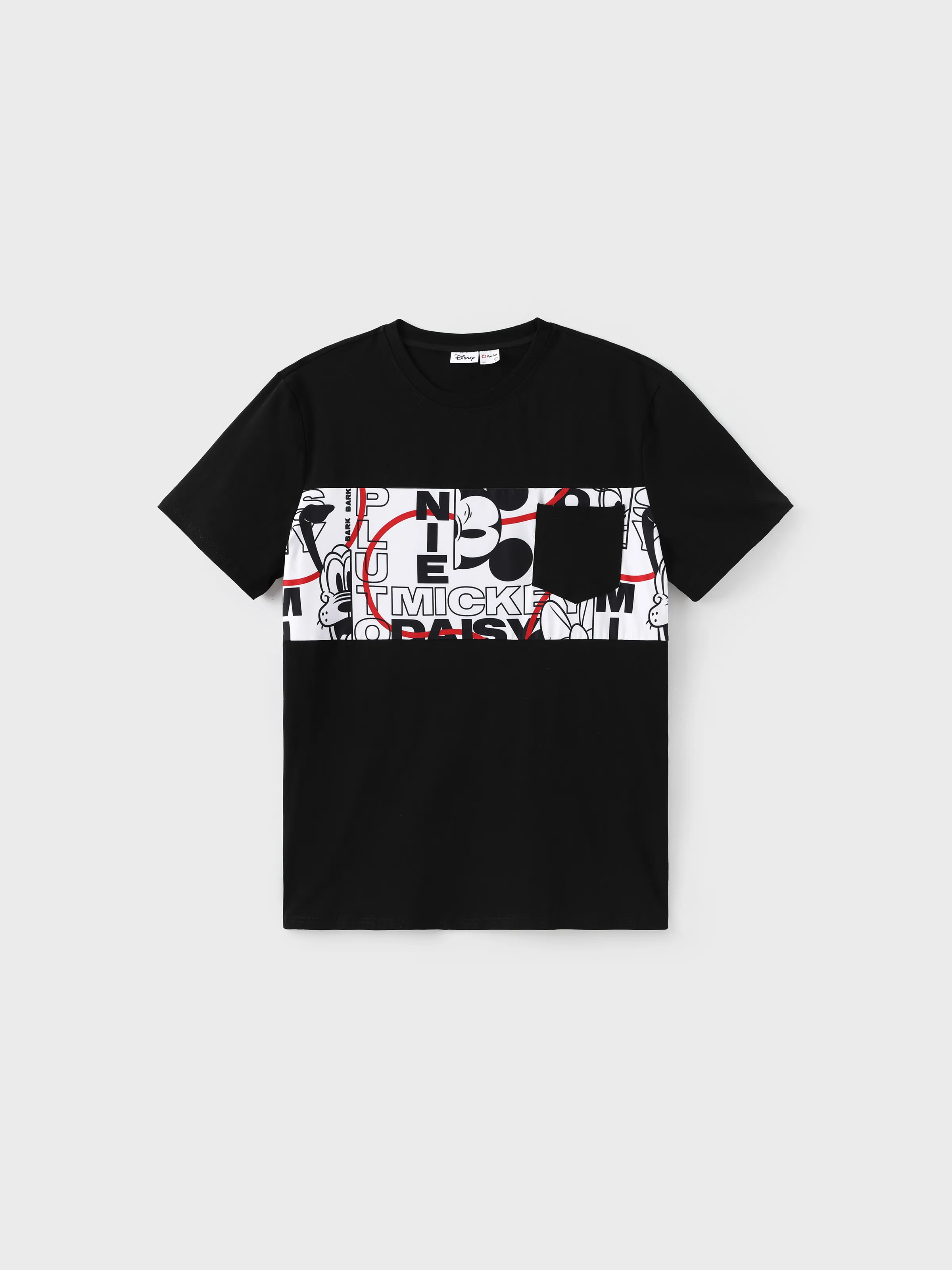 Disney Mickey and Friends Family Matching Graffiti Casual Dress/T-shirt/jumpsuit Black - Image 16