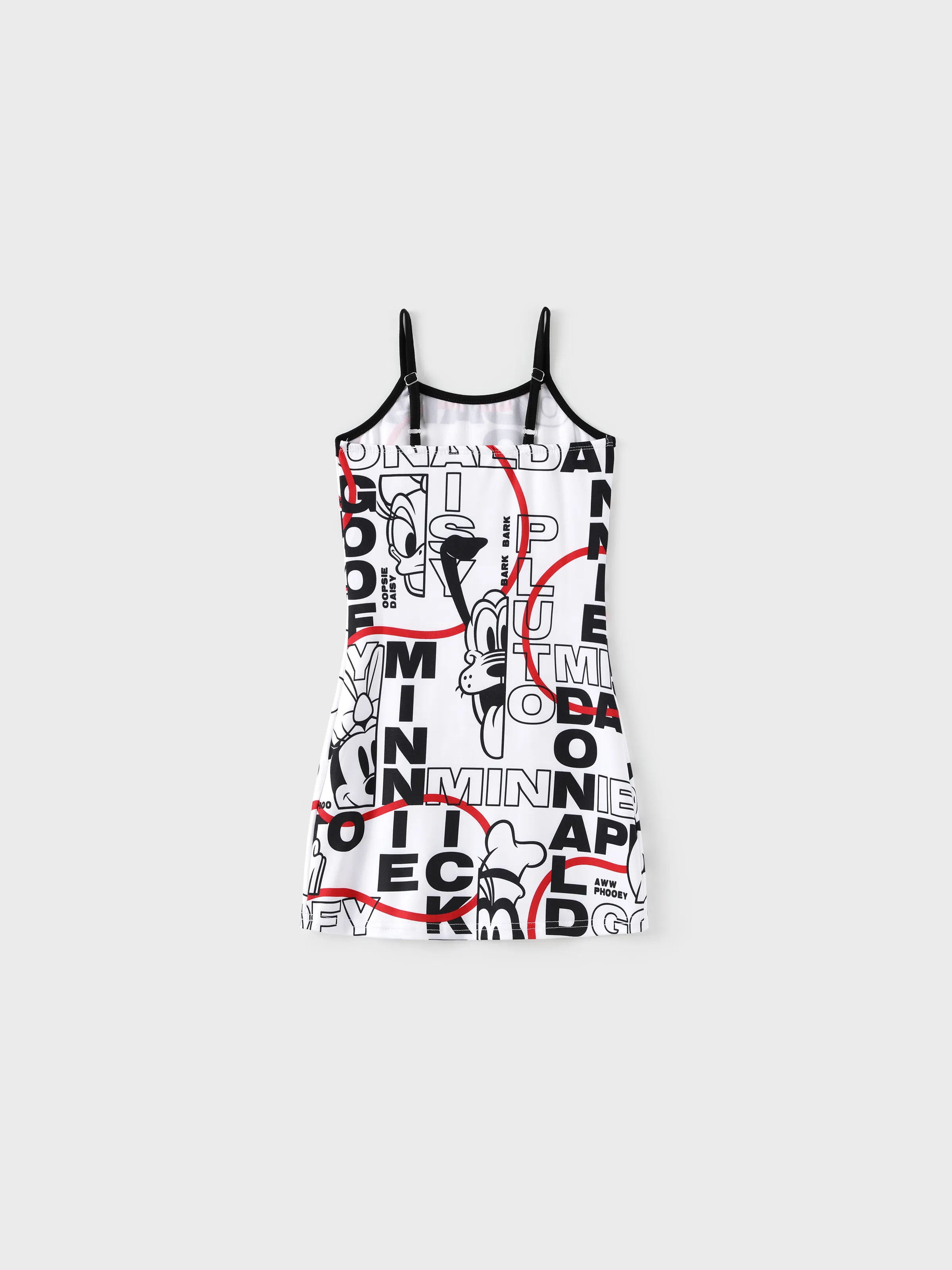 Disney Mickey and Friends Family Matching Graffiti Casual Dress/T-shirt/jumpsuit Black - Image 6