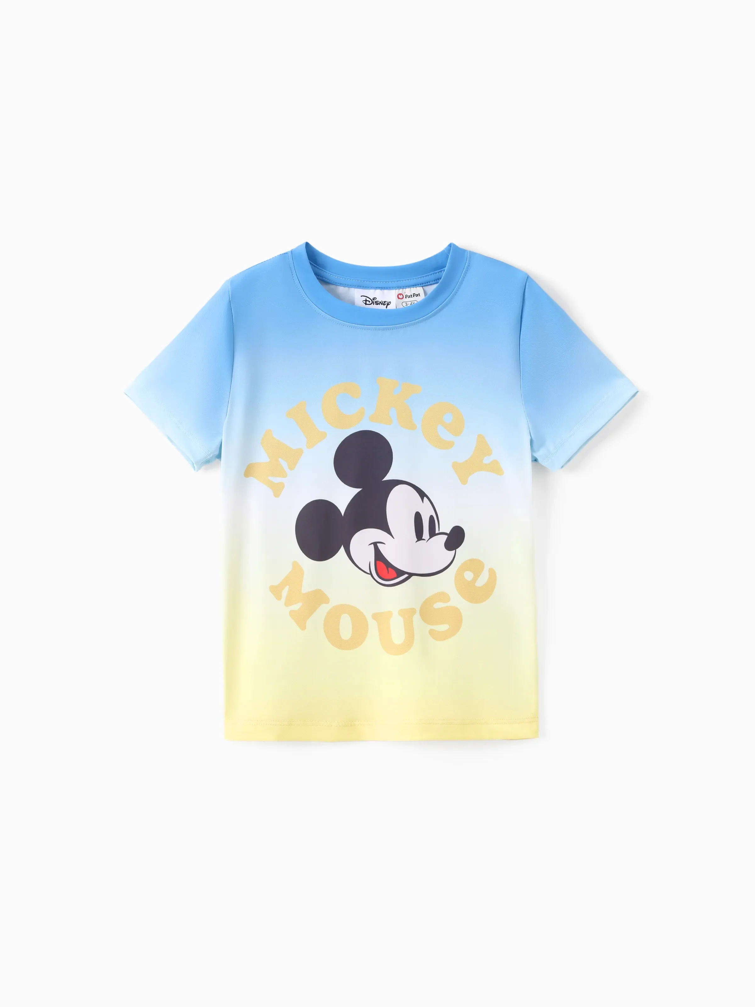 Disney Mickey and Friends Family matching Mickey Mouse Allover Print Denim Dresse/Jumpsuit/T-shirt Blue - Image 15