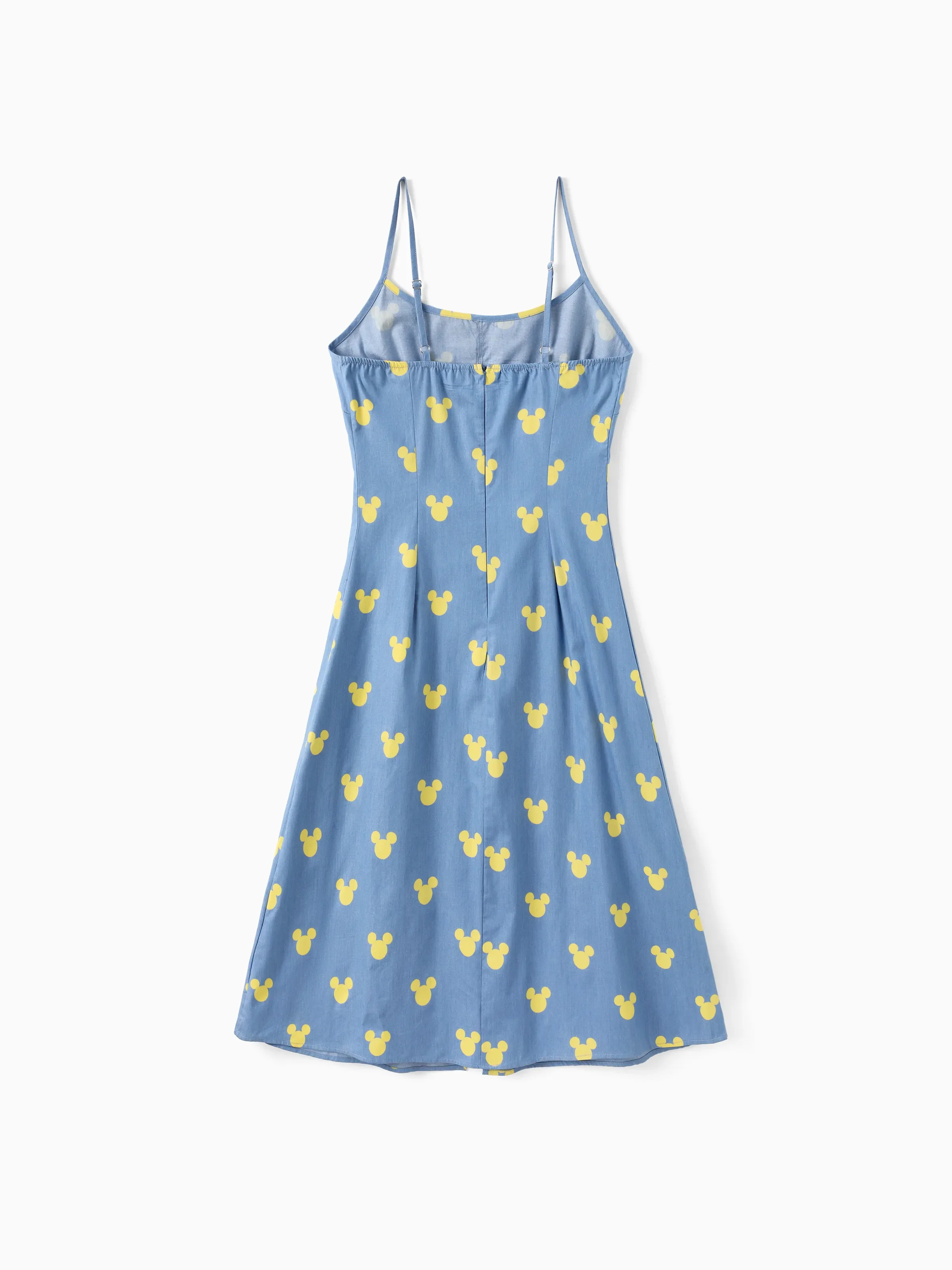 Disney Mickey and Friends Family matching Mickey Mouse Allover Print Denim Dresse/Jumpsuit/T-shirt Blue - Image 4