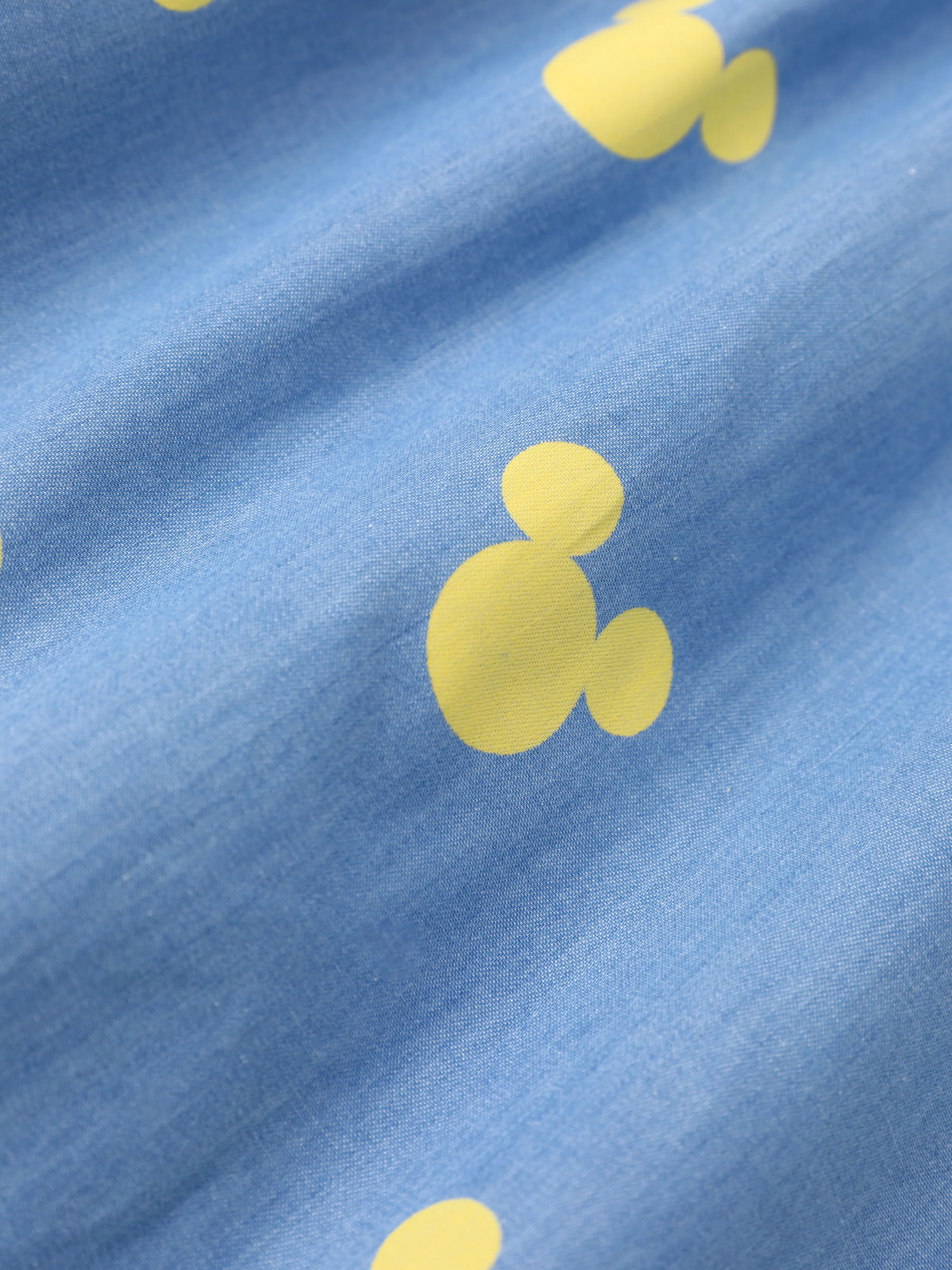Disney Mickey and Friends Family matching Mickey Mouse Allover Print Denim Dresse/Jumpsuit/T-shirt Blue - Image 5