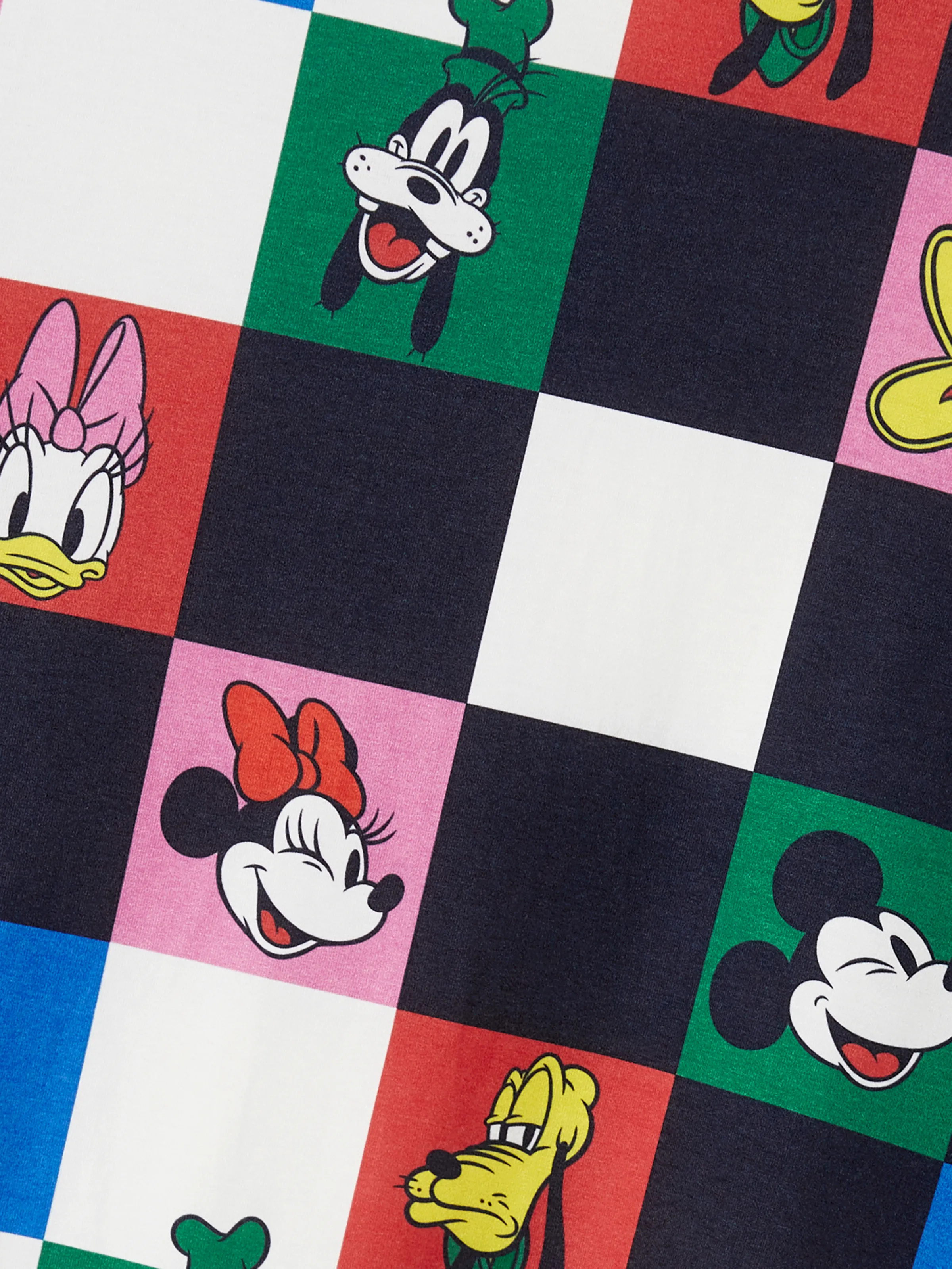 Disney Mickey and Friends Family Matching Naia™ Colorful Checkered Pattern Top/Sleeveless Dress/Onesie Multi-color - Image 23