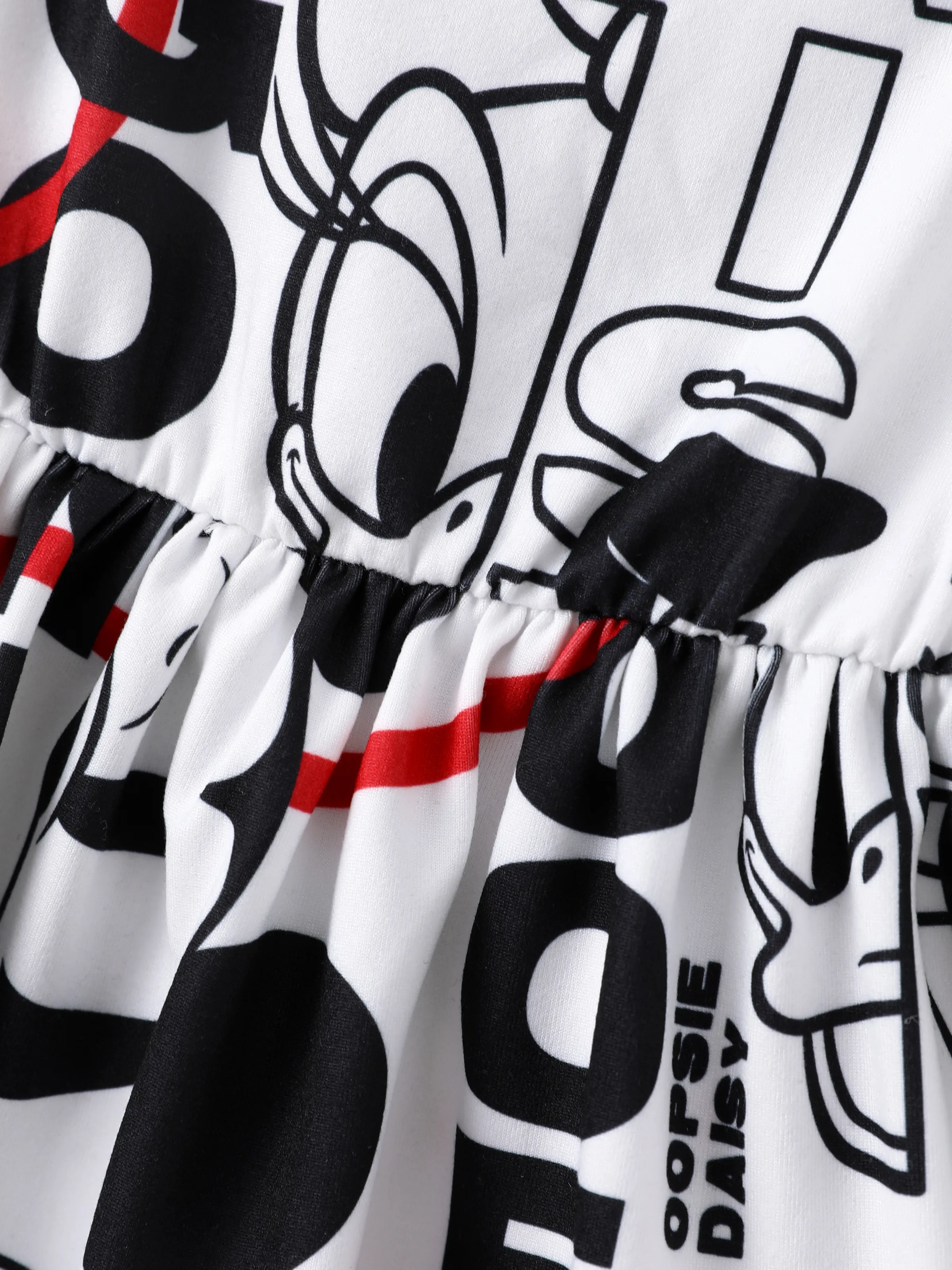 Disney Mickey and Friends Mommy & me Graffiti Casual Dress Black - Image 12