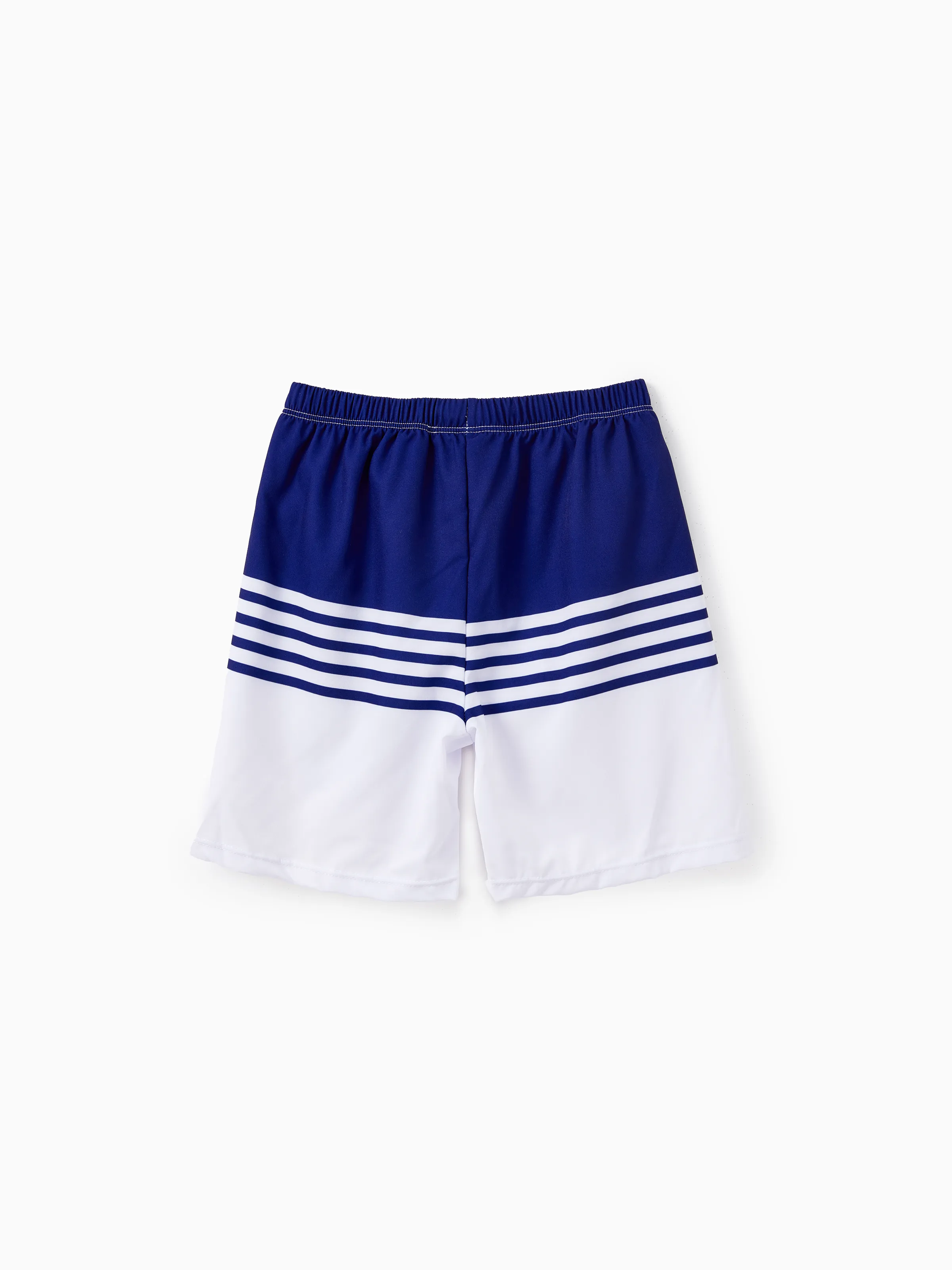 Funny Disney Mickey and Friends Sibling Set Boy/Girl Minnie/Mickey Character Stripped Swimsuit Dark Blue - Image 13
