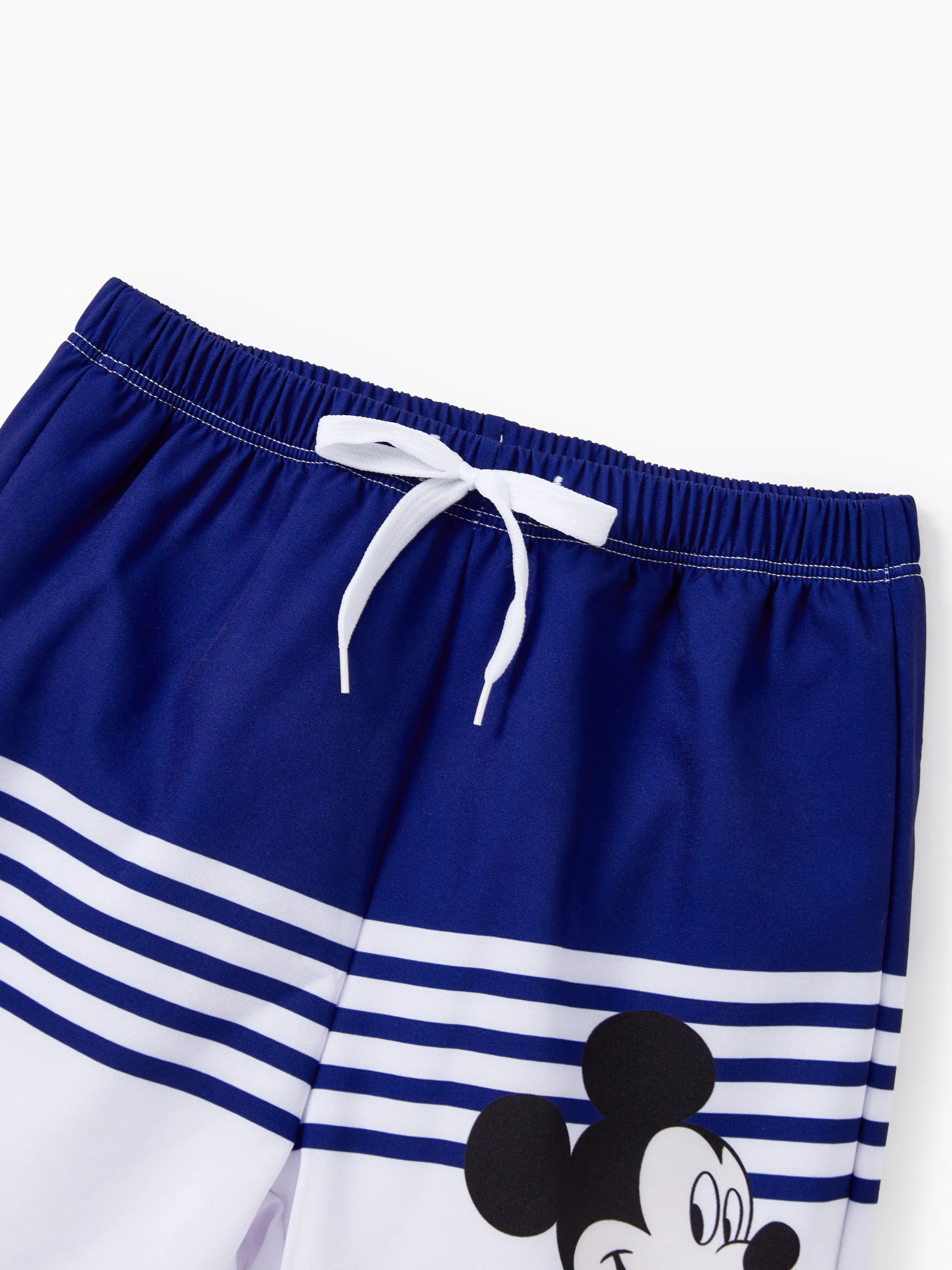 Funny Disney Mickey and Friends Sibling Set Boy/Girl Minnie/Mickey Character Stripped Swimsuit Dark Blue - Image 14