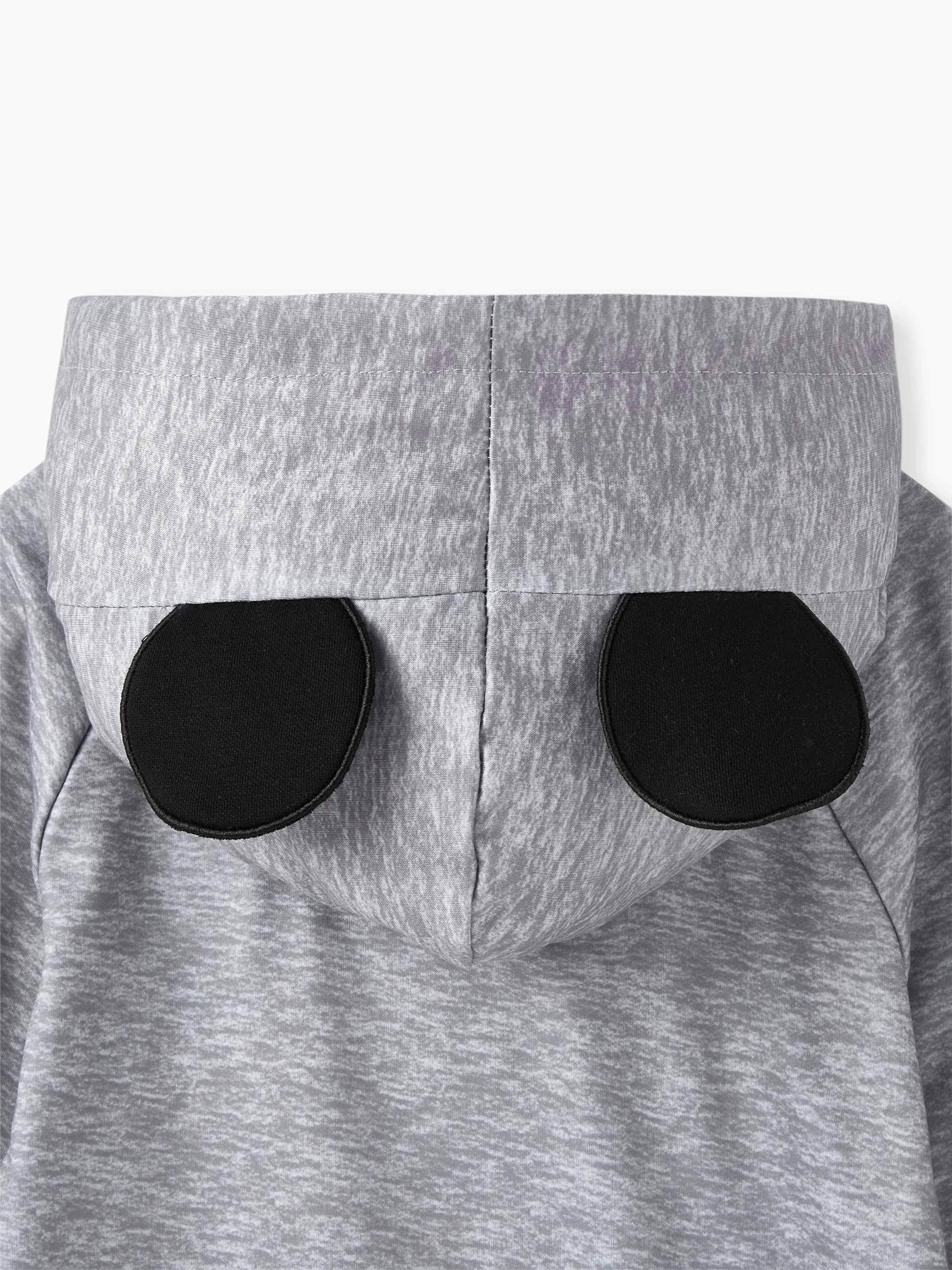 Disney Mickey and Friends Toddler Boy Mickey Character Stereo Ear Hoodies Dark Grey - Image 4