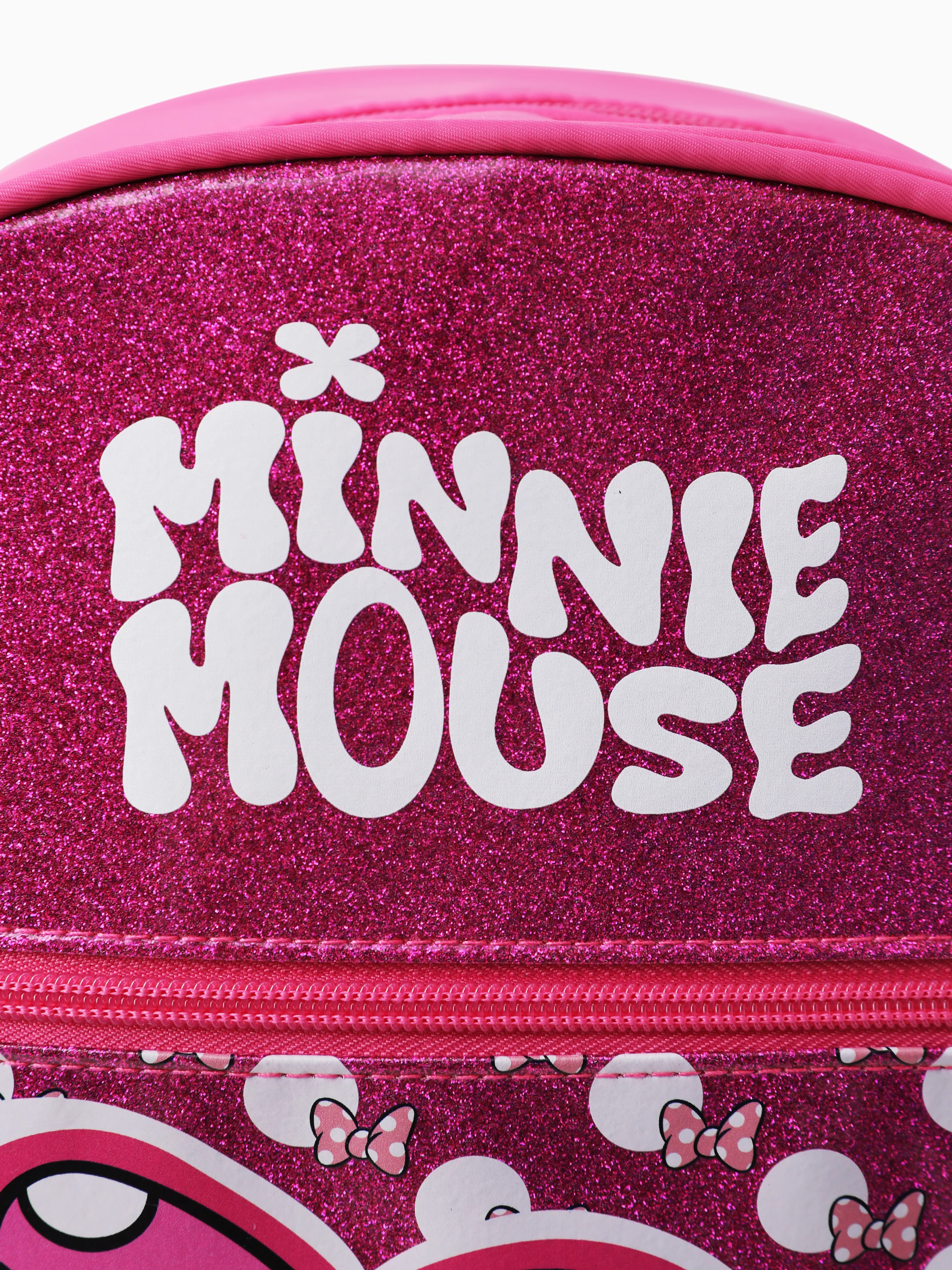 Disney Mickey and Friends Toddler Girl Minnie Backpack with Chest Strap & Bottle Pockets Hot Pink - Image 12