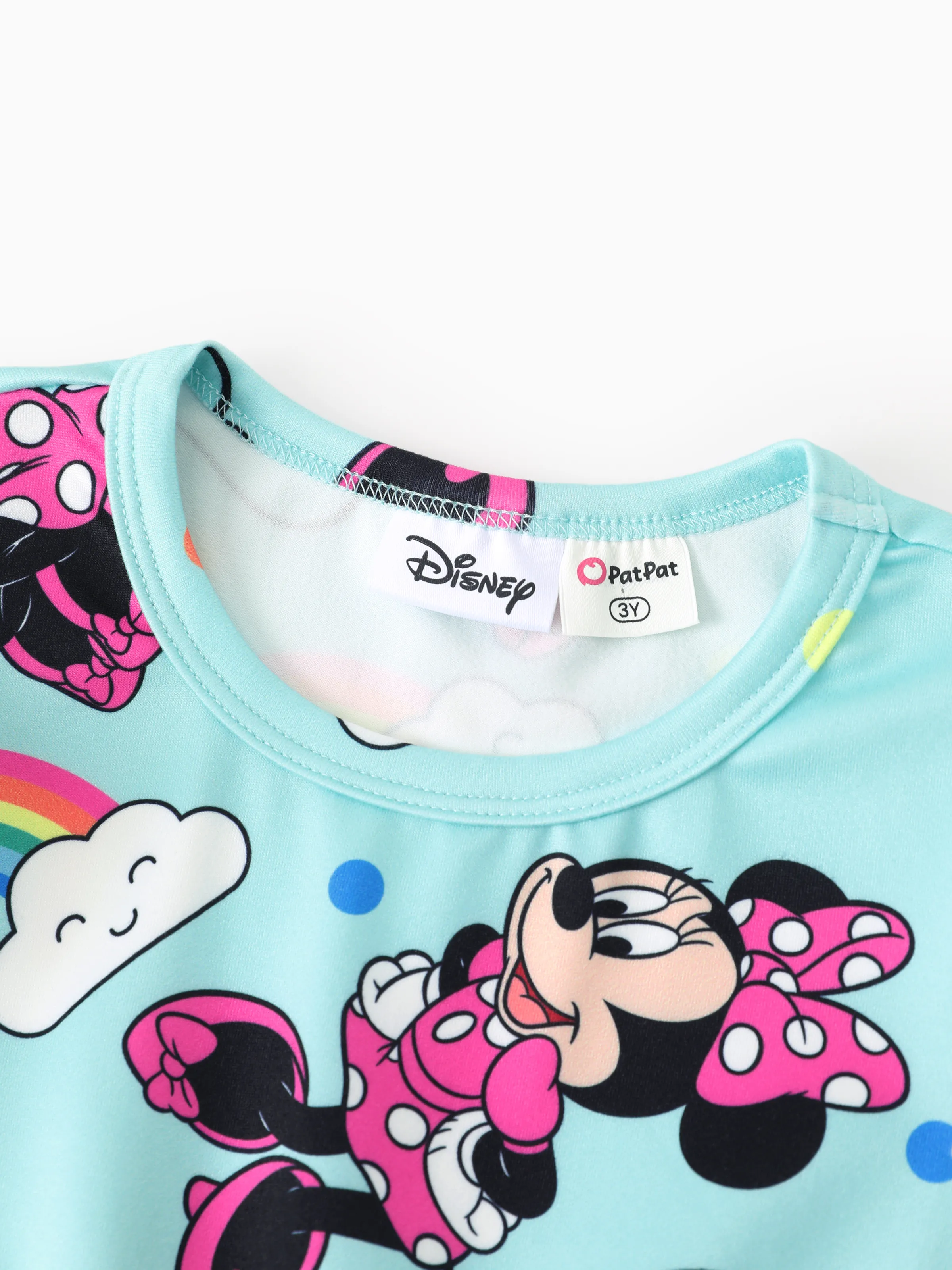 Disney Mickey and Friends Toddler Girl Minnie Mouse Ruffle Dress Blue - Image 5