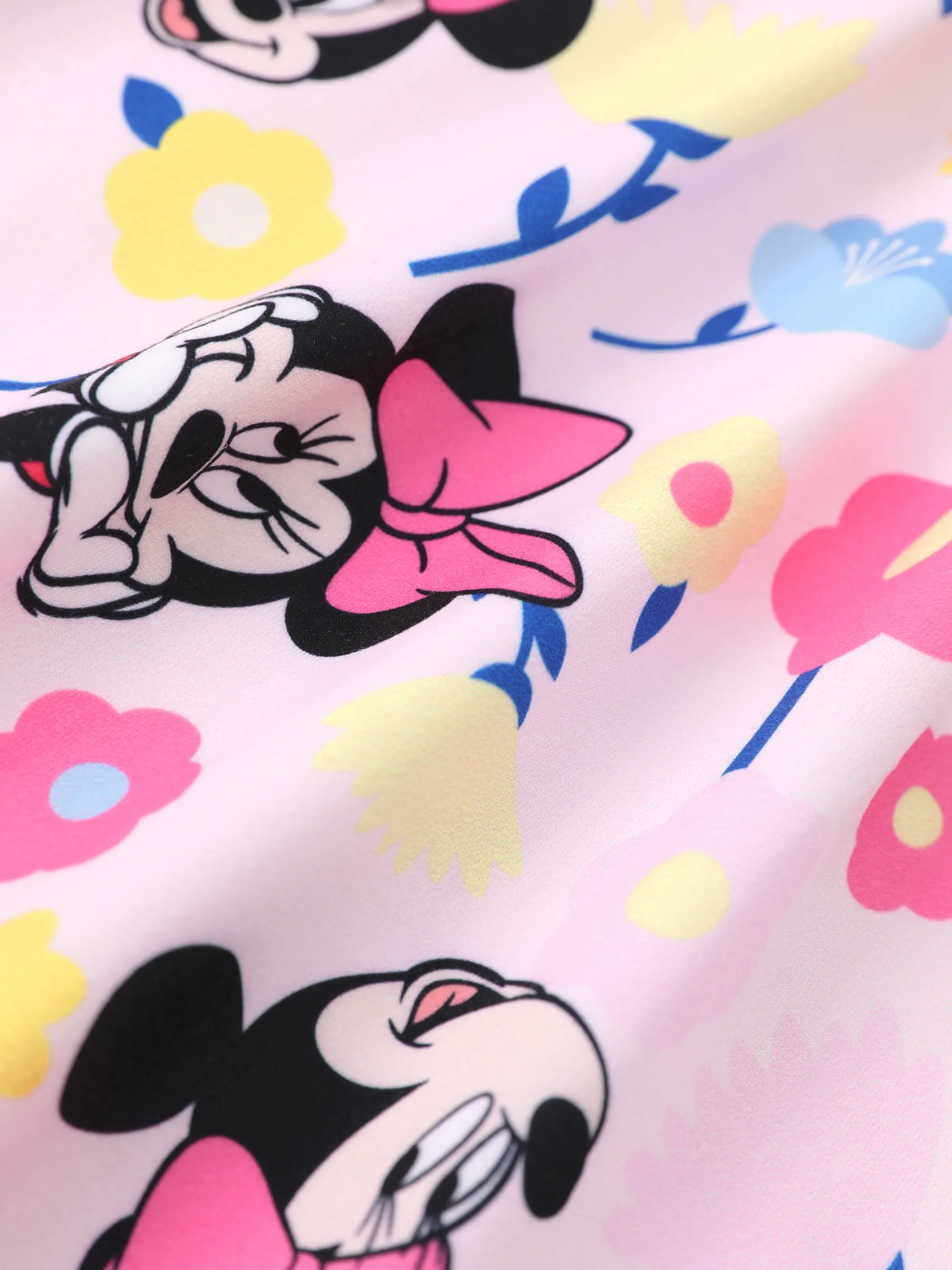 Disney Mickey and Friends Toddler Girl Minnie Mouse Ruffle Dress Pink - Image 2