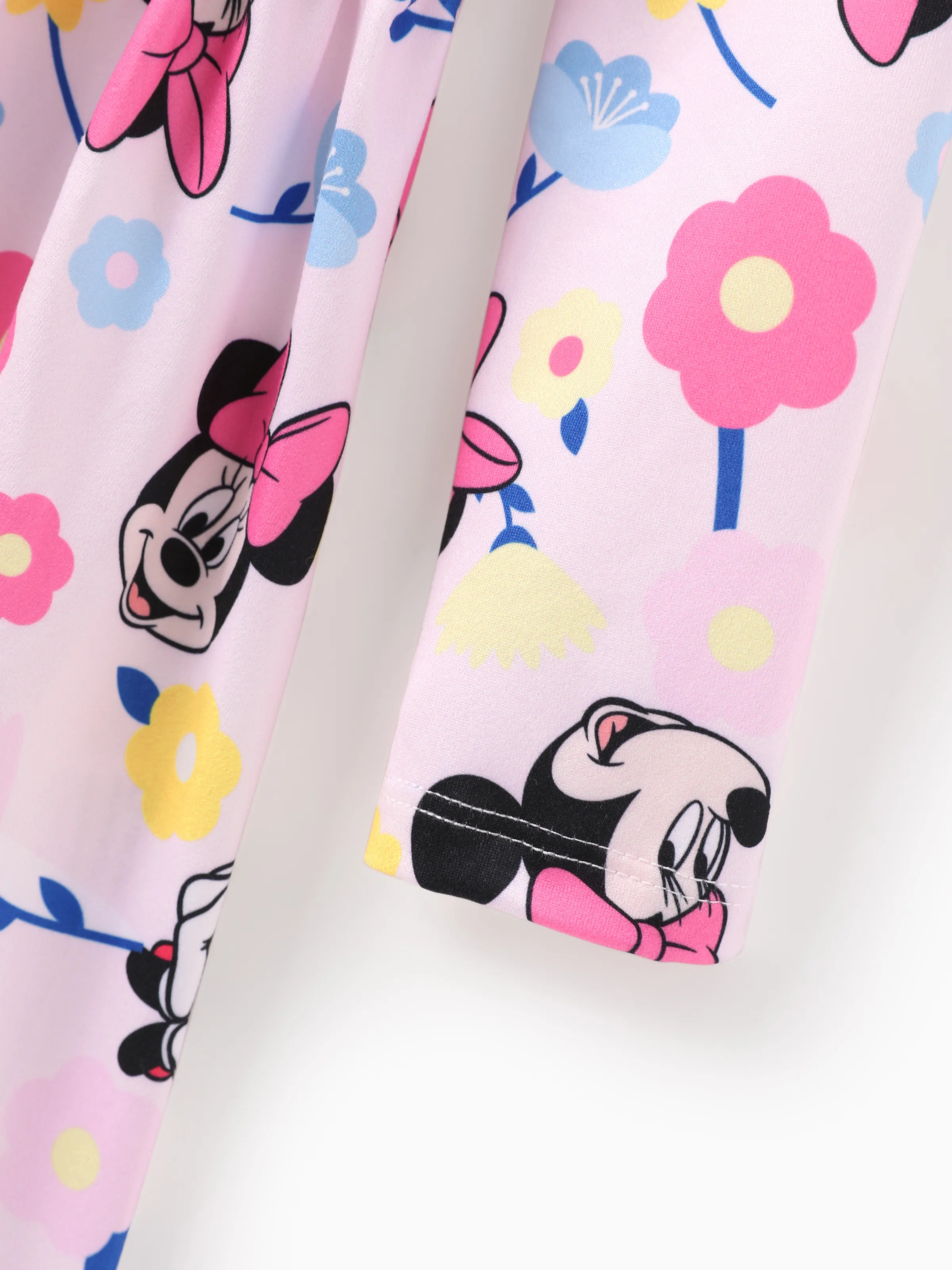 Disney Mickey and Friends Toddler Girl Minnie Mouse Ruffle Dress Pink - Image 6