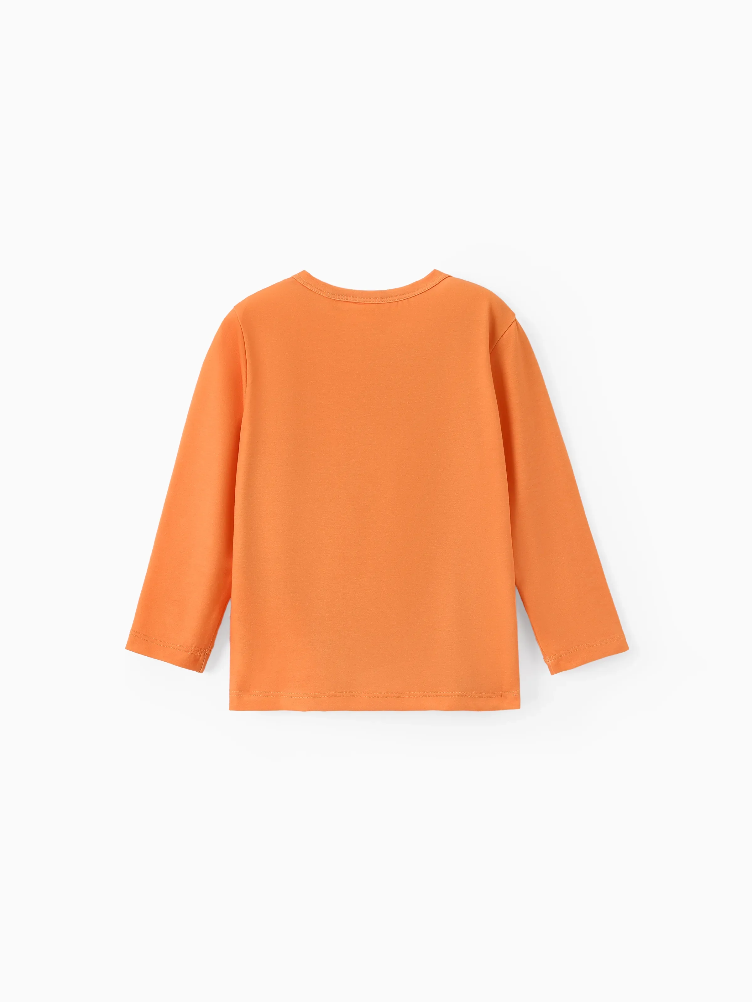 Disney Mickey and Friends Toddler/ Kid Boy Goofy Naia™ Print Long-sleeve Tee Orange red - Image 3