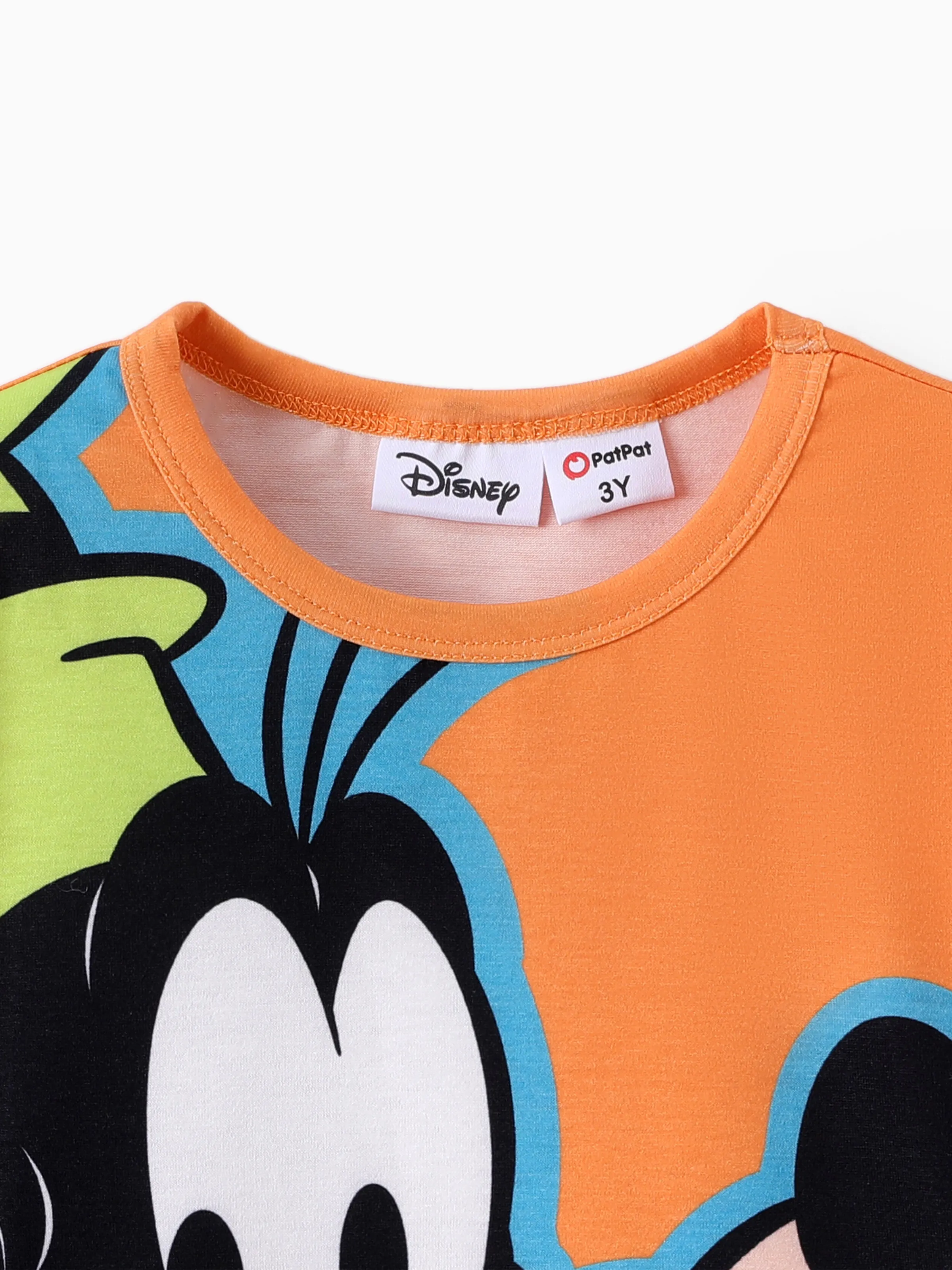 Disney Mickey and Friends Toddler/ Kid Boy Goofy Naia™ Print Long-sleeve Tee Orange red - Image 4
