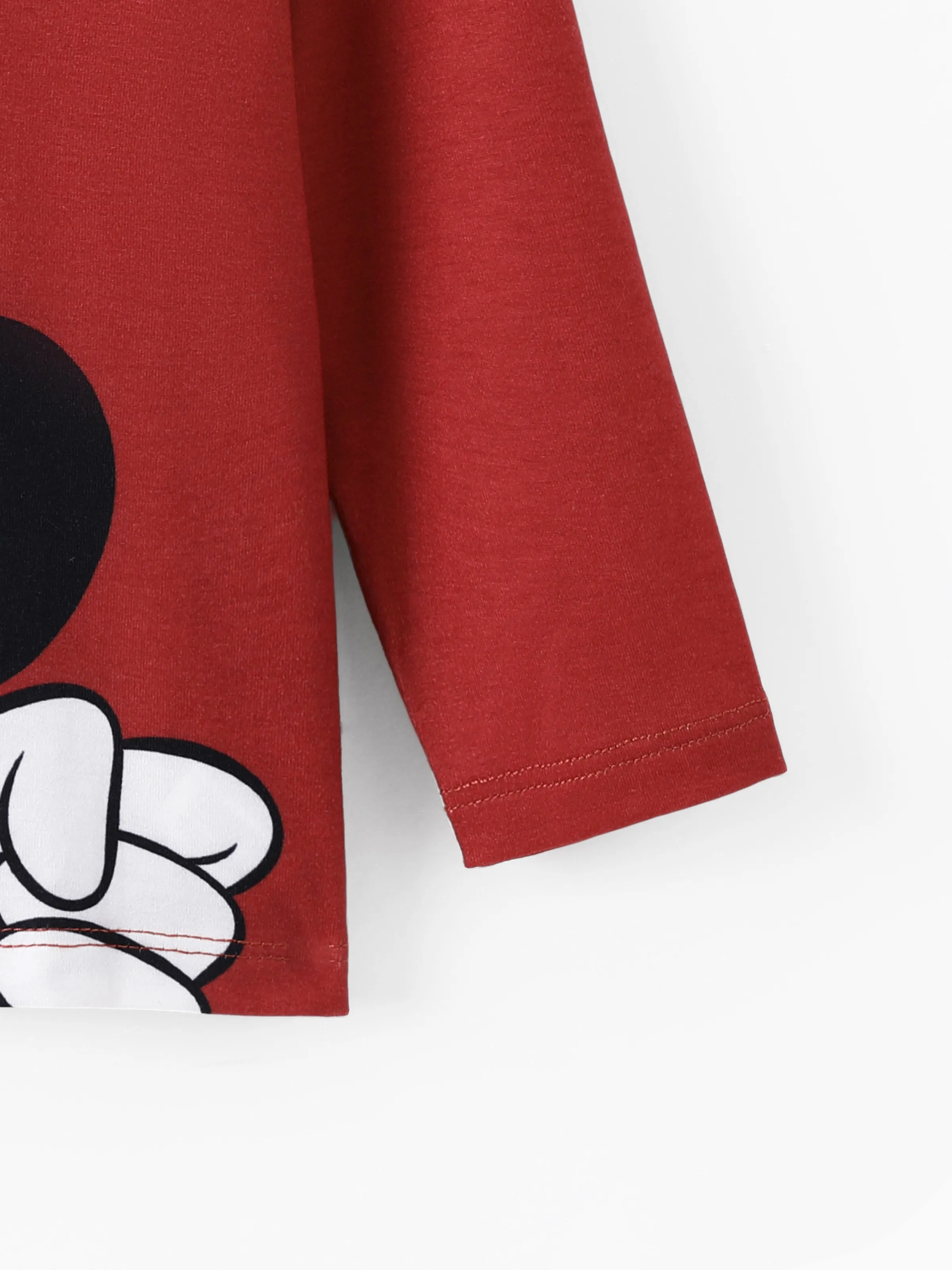 Disney Mickey and Friends Toddler/ Kid Boy Mickey Naia™ Print Long-sleeve Tee Orange red - Image 5