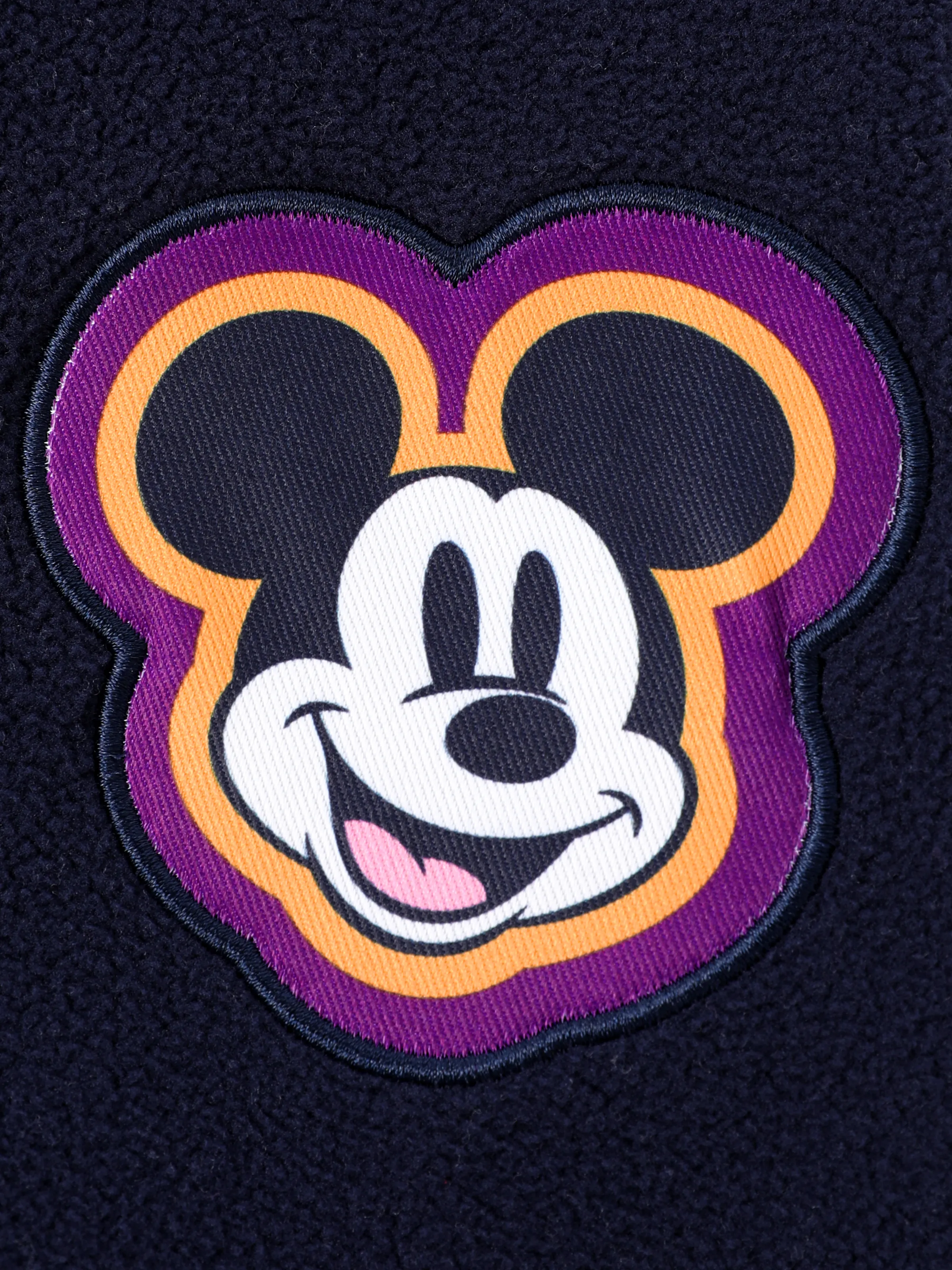 Disney Mickey and Friends Toddler/Kid Mickey Mouse /Minnie Mouse Embroidered Colorblock Plush Jacket royalblue - Image 2
